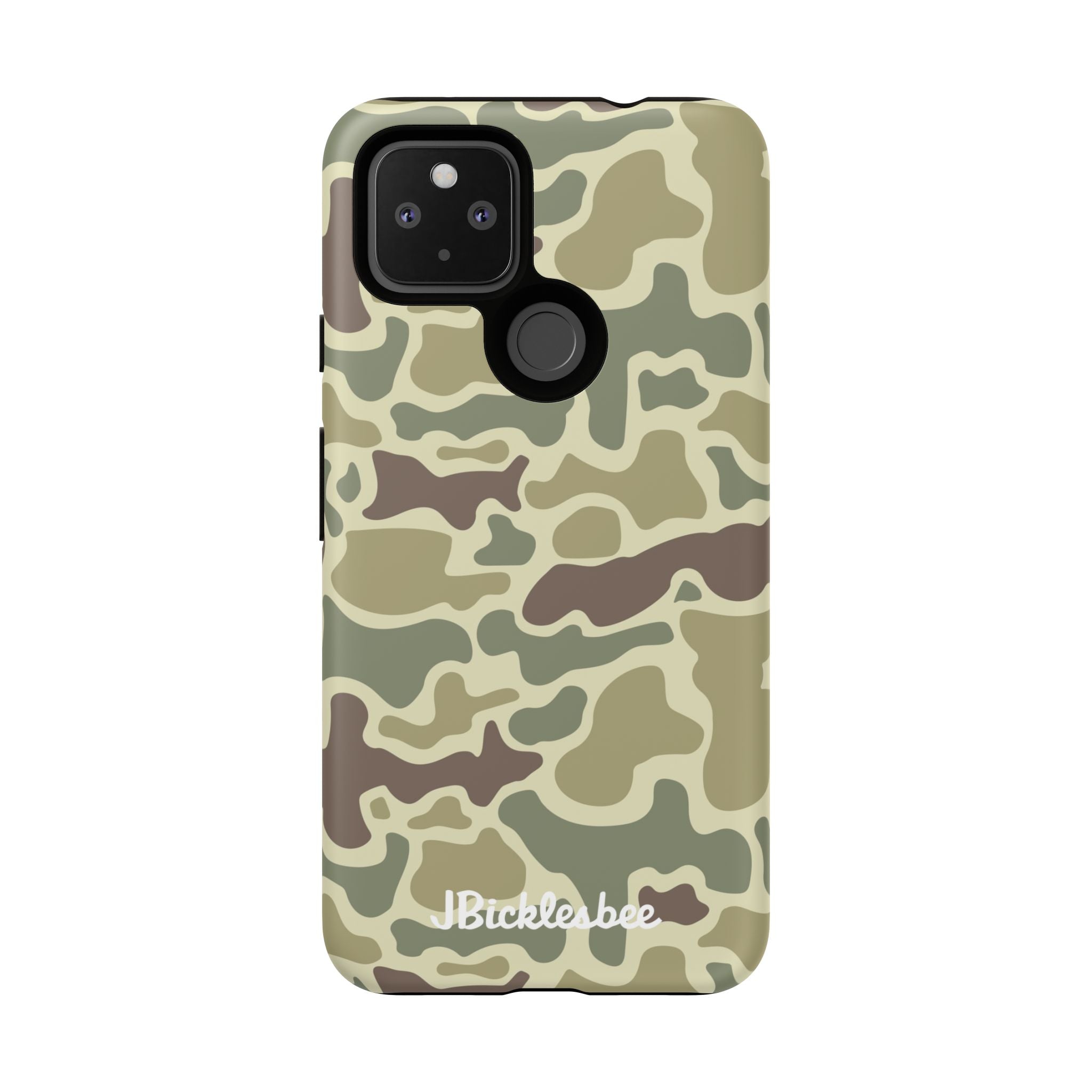 Retro Forest Duck Camo Pixel Tough Case