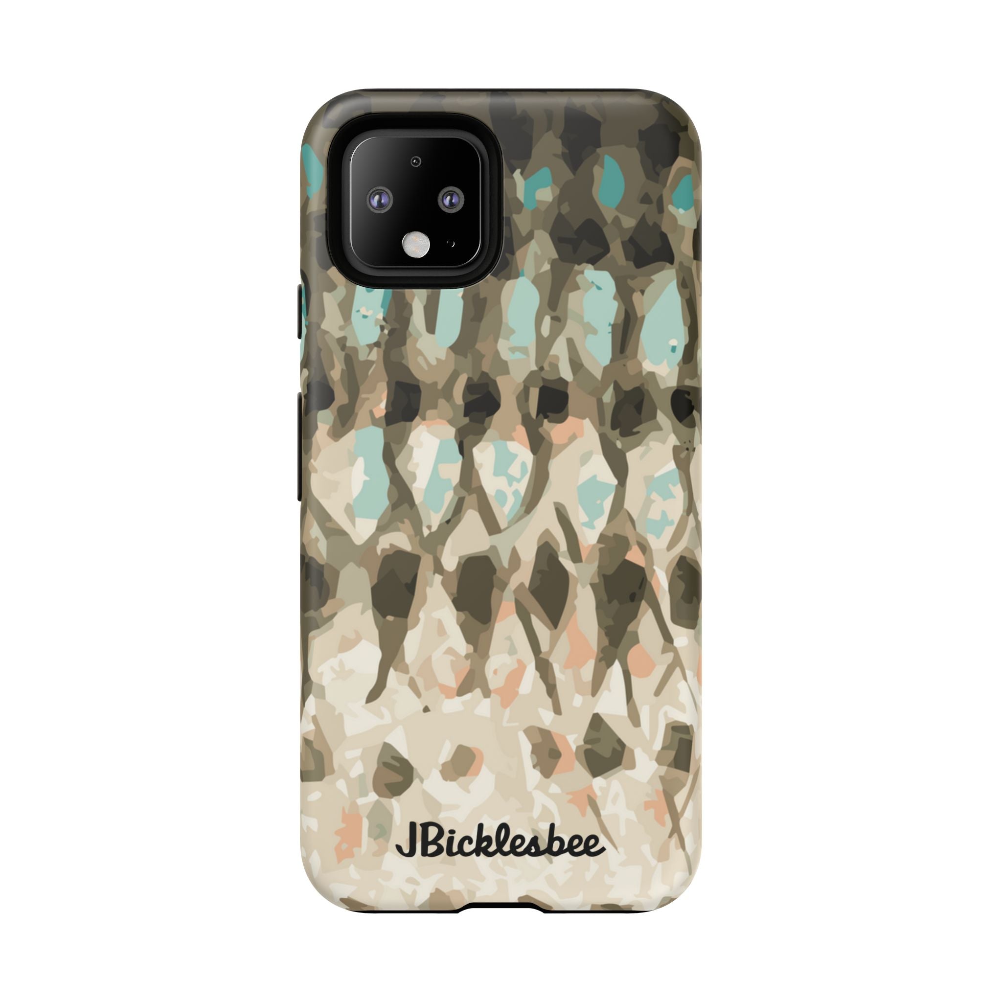 Striped Bass Rockfish Pattern Pixel Tough Case