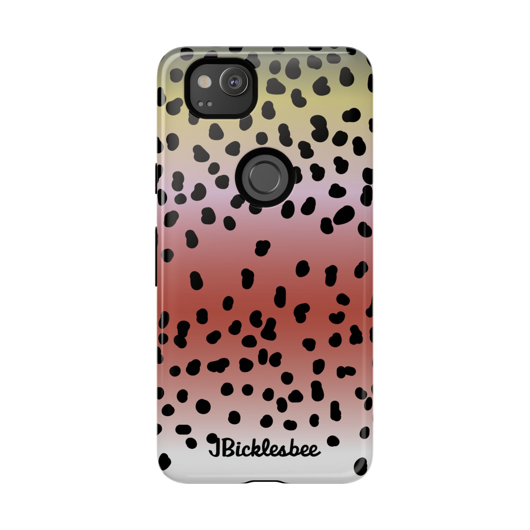 Rainbow Trout Pattern Pixel Tough Case