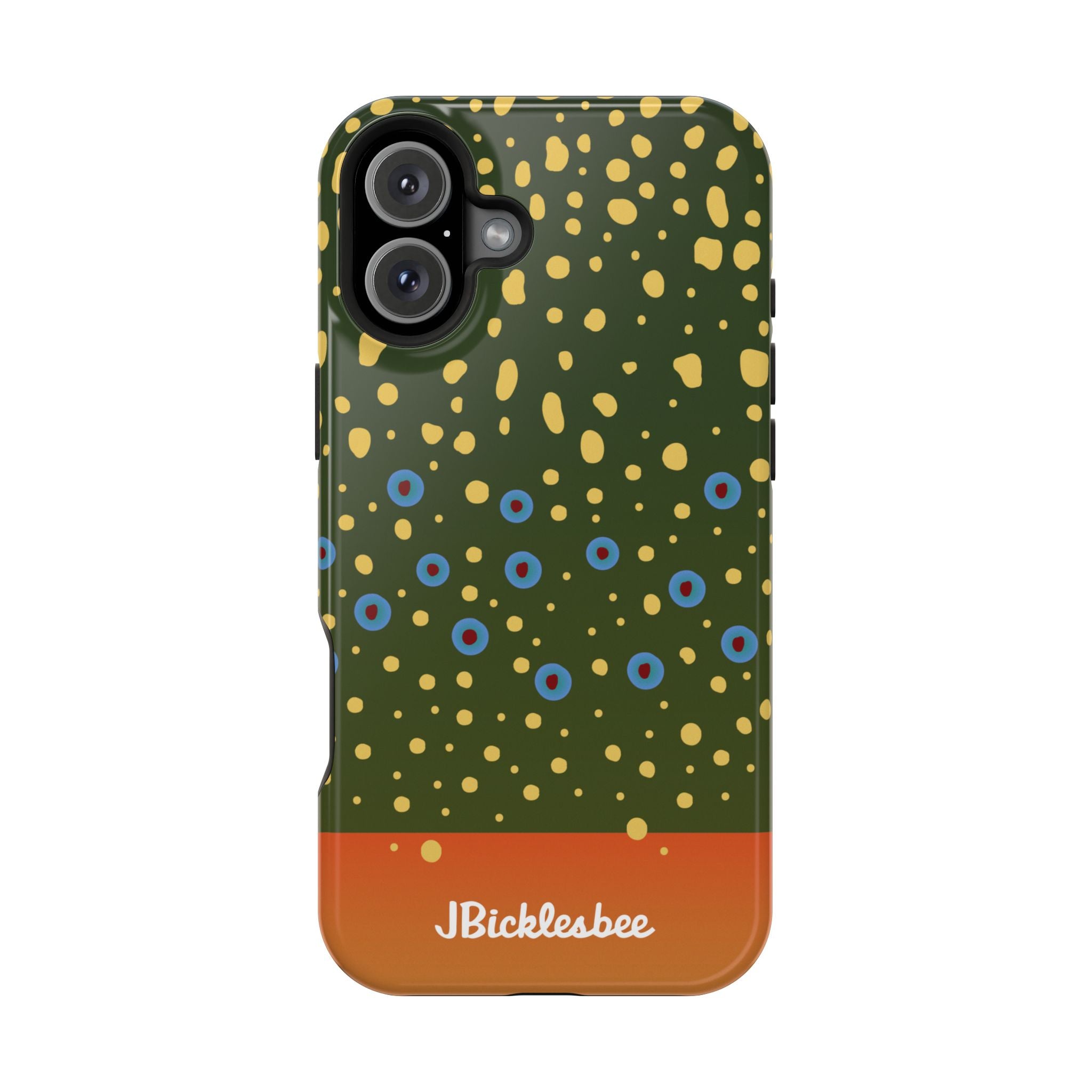 Brook Trout Pattern MagSafe iPhone Case