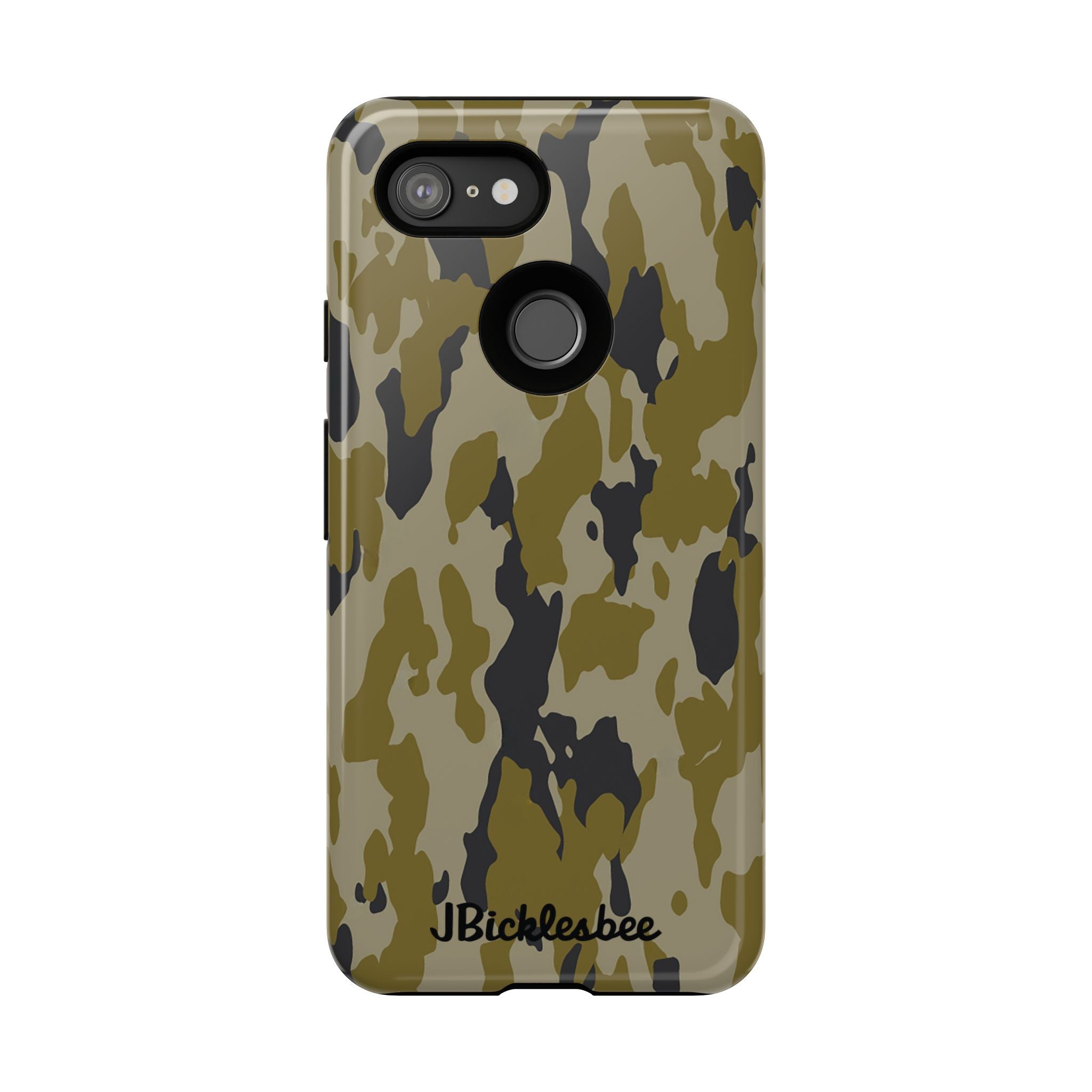 Retro Bark Camo Pixel Tough Case