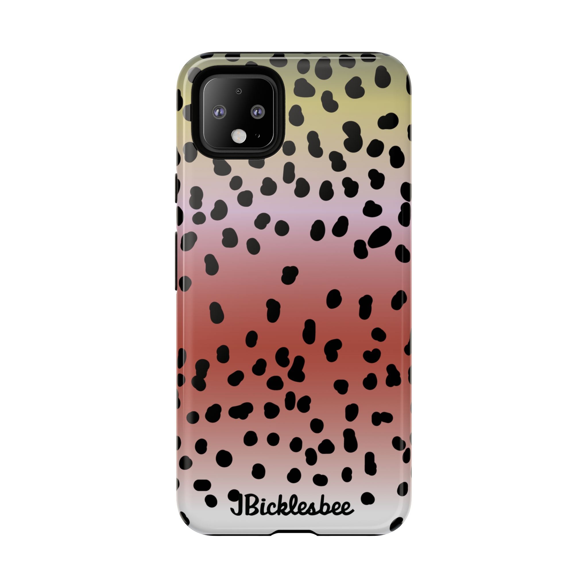 Rainbow Trout Pattern Pixel Tough Case