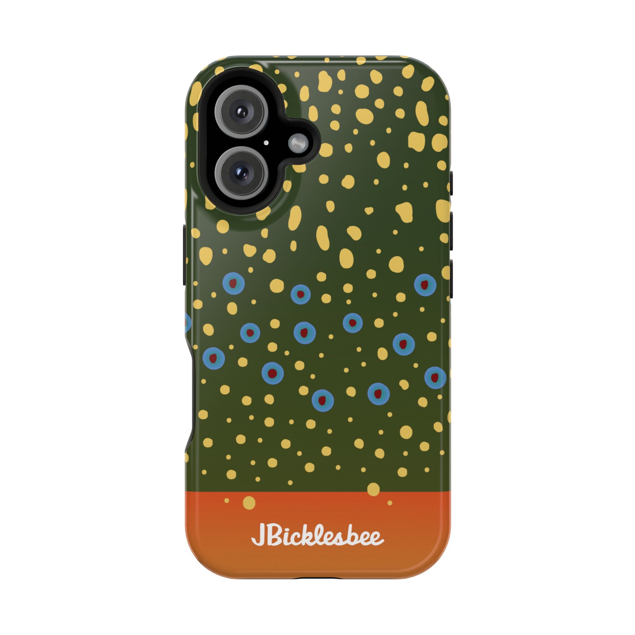 Brook Trout Pattern MagSafe iPhone Case