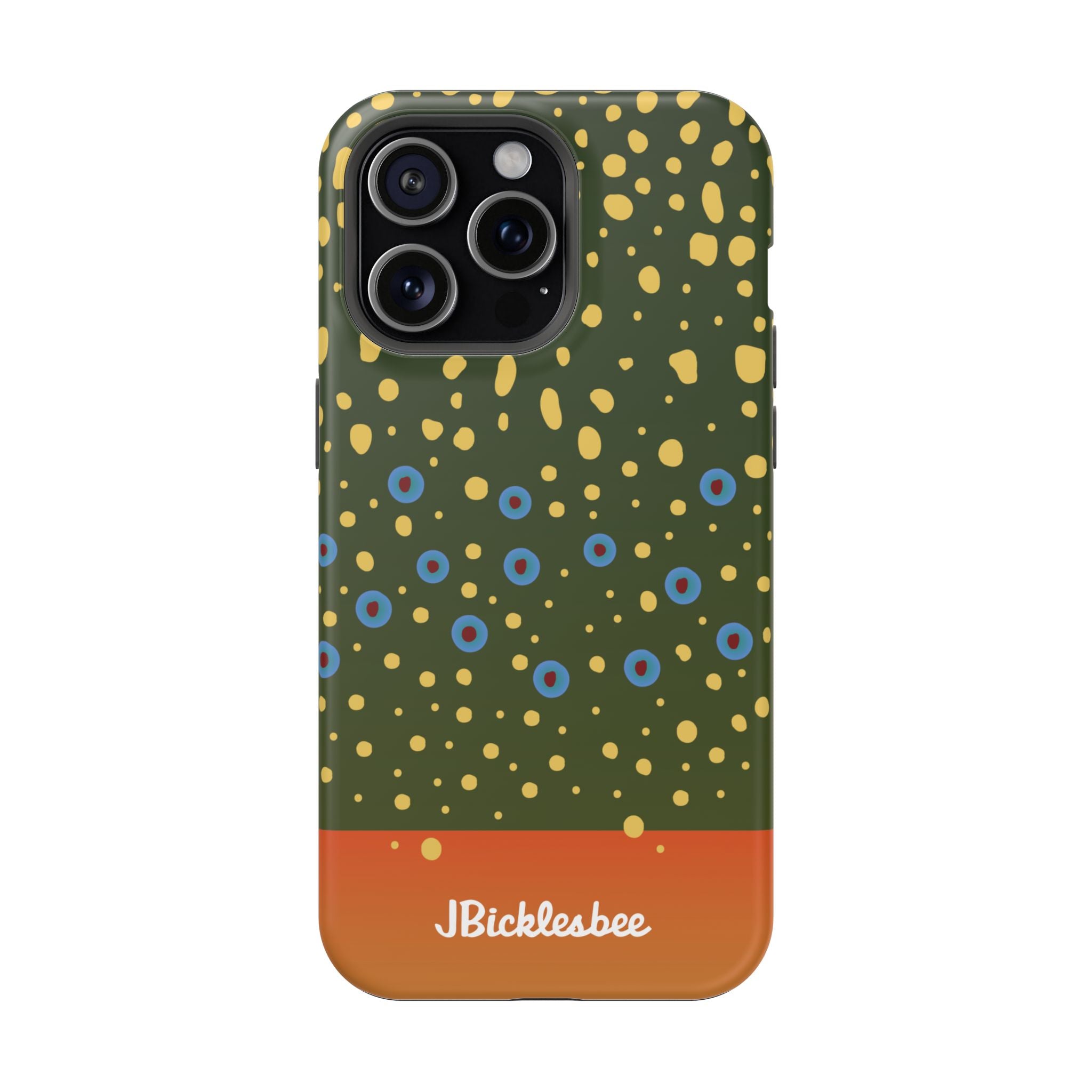 Brook Trout Pattern MagSafe iPhone Case