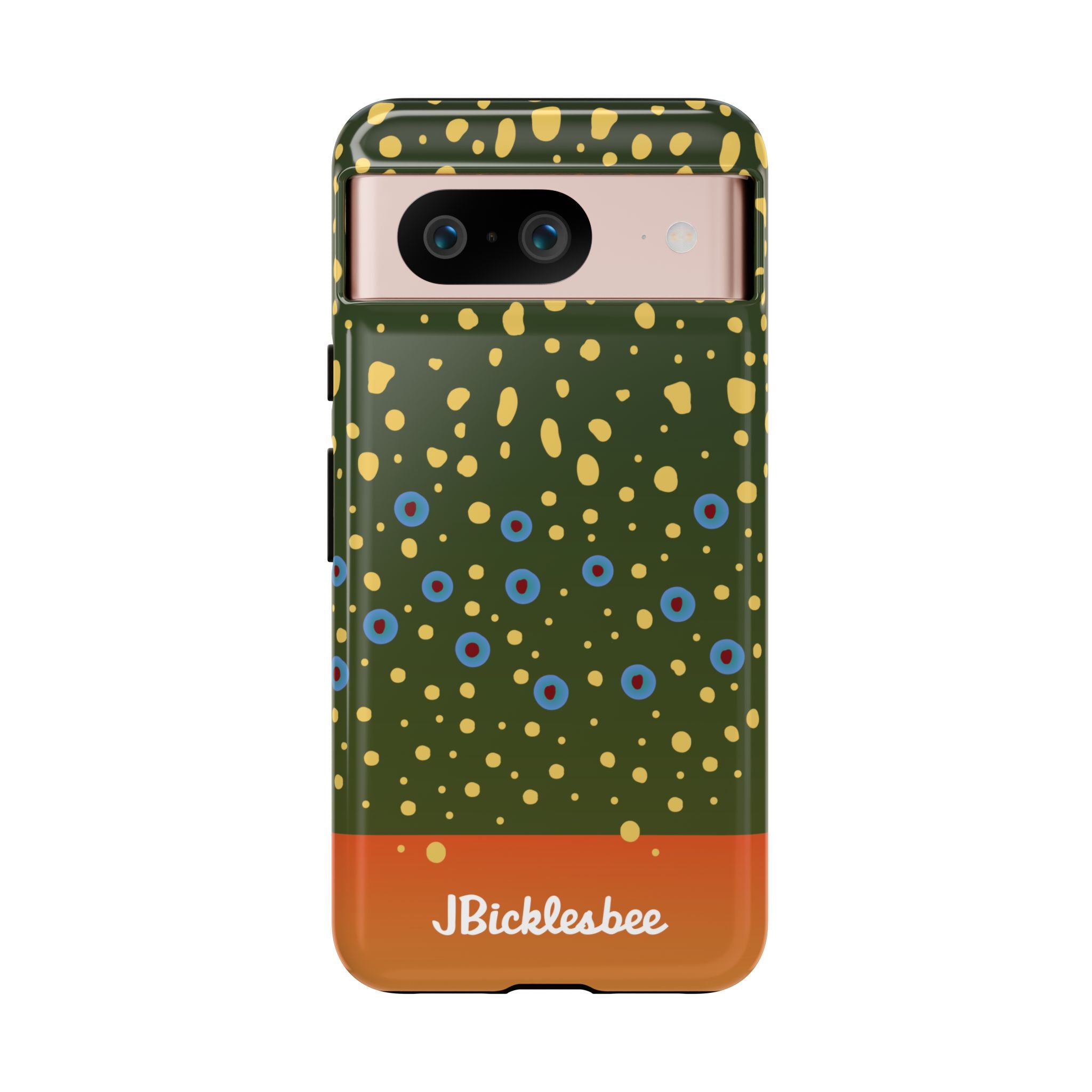 Brook Trout Pattern Pixel Tough Case