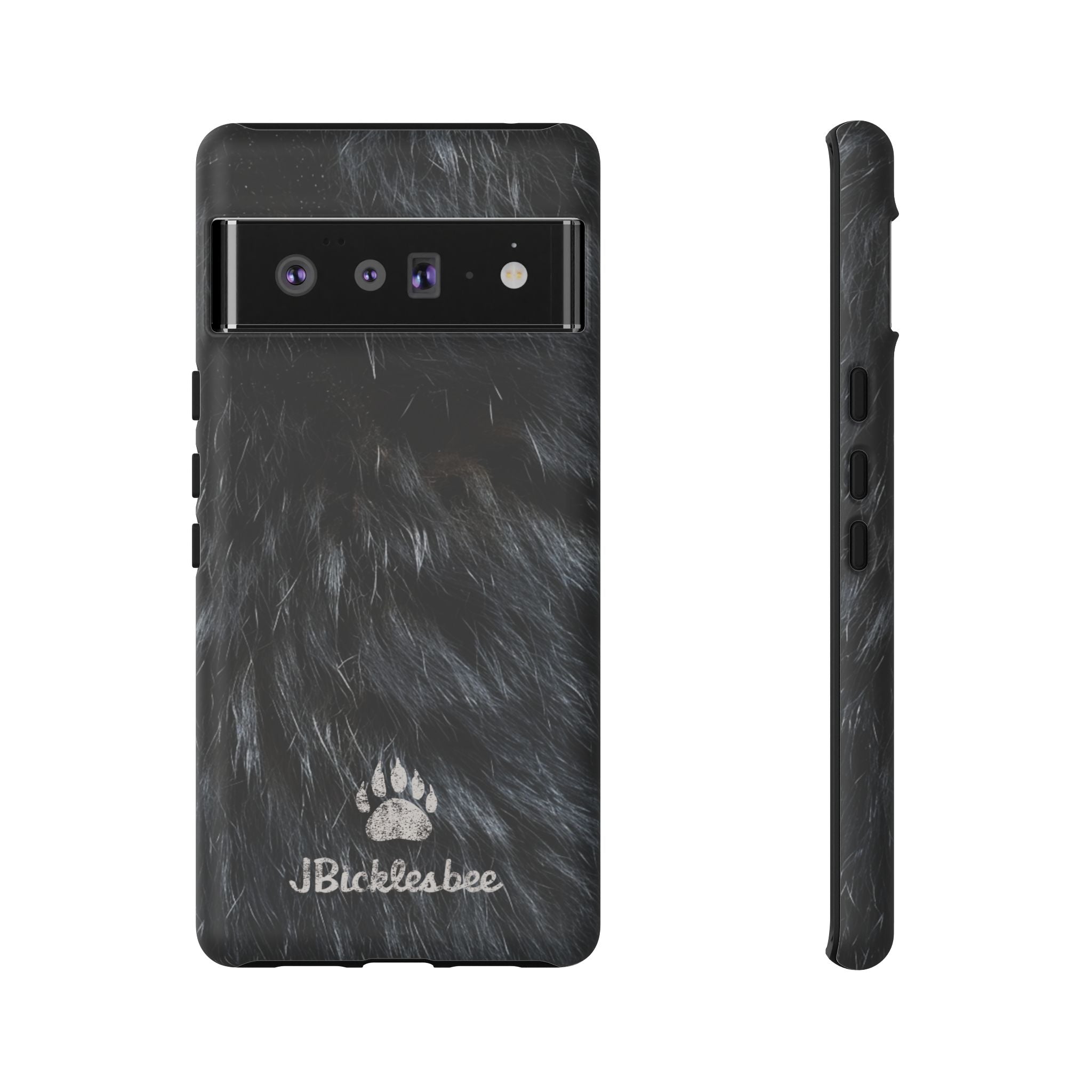 Black Bear Hunter Pixel Tough Case