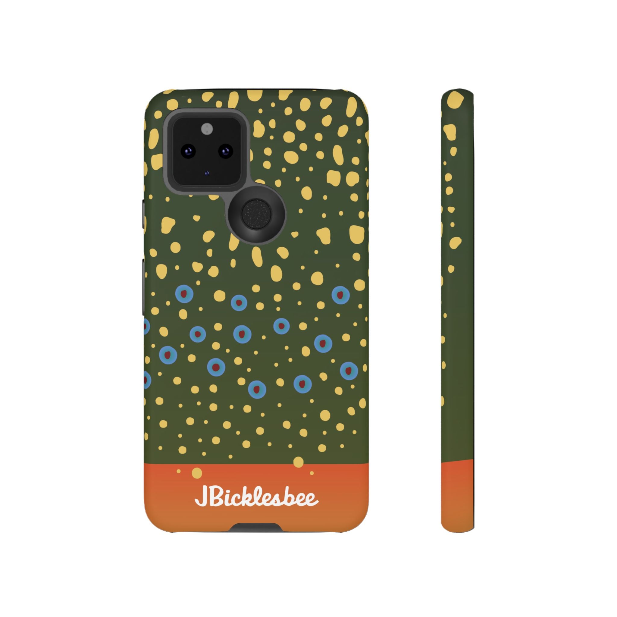 Brook Trout Pattern Pixel Tough Case