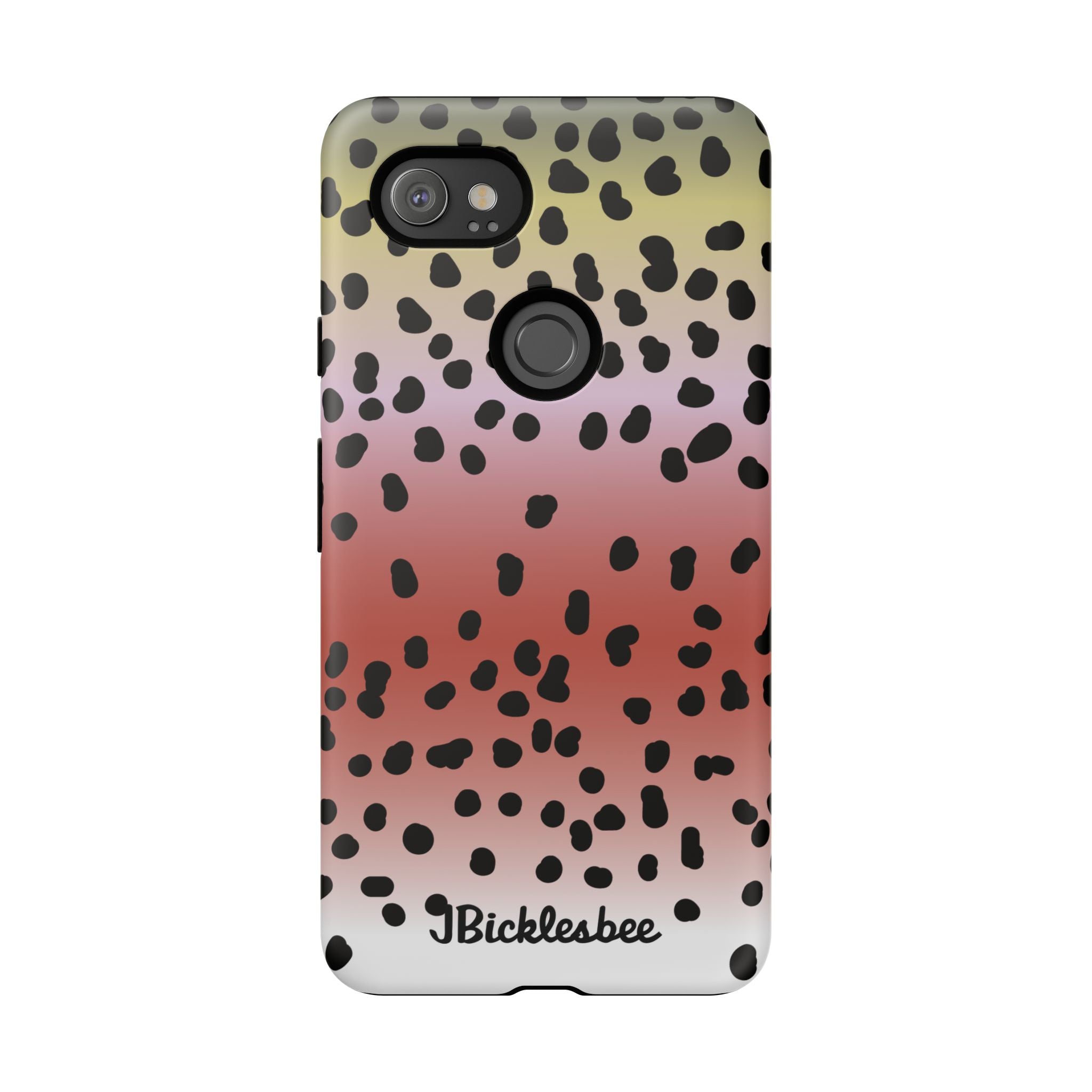 Rainbow Trout Pattern Pixel Tough Case