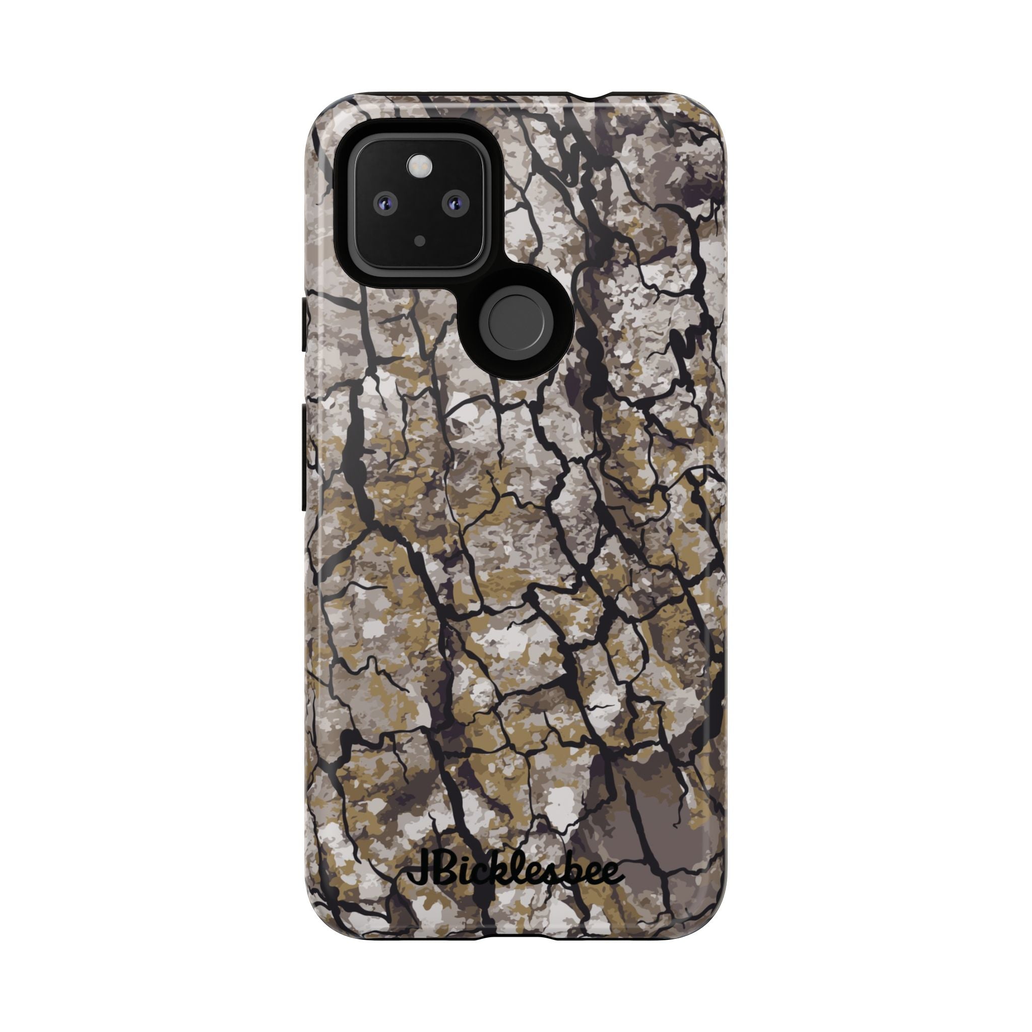 Alpha Tree Bark Camo Pixel Tough Case