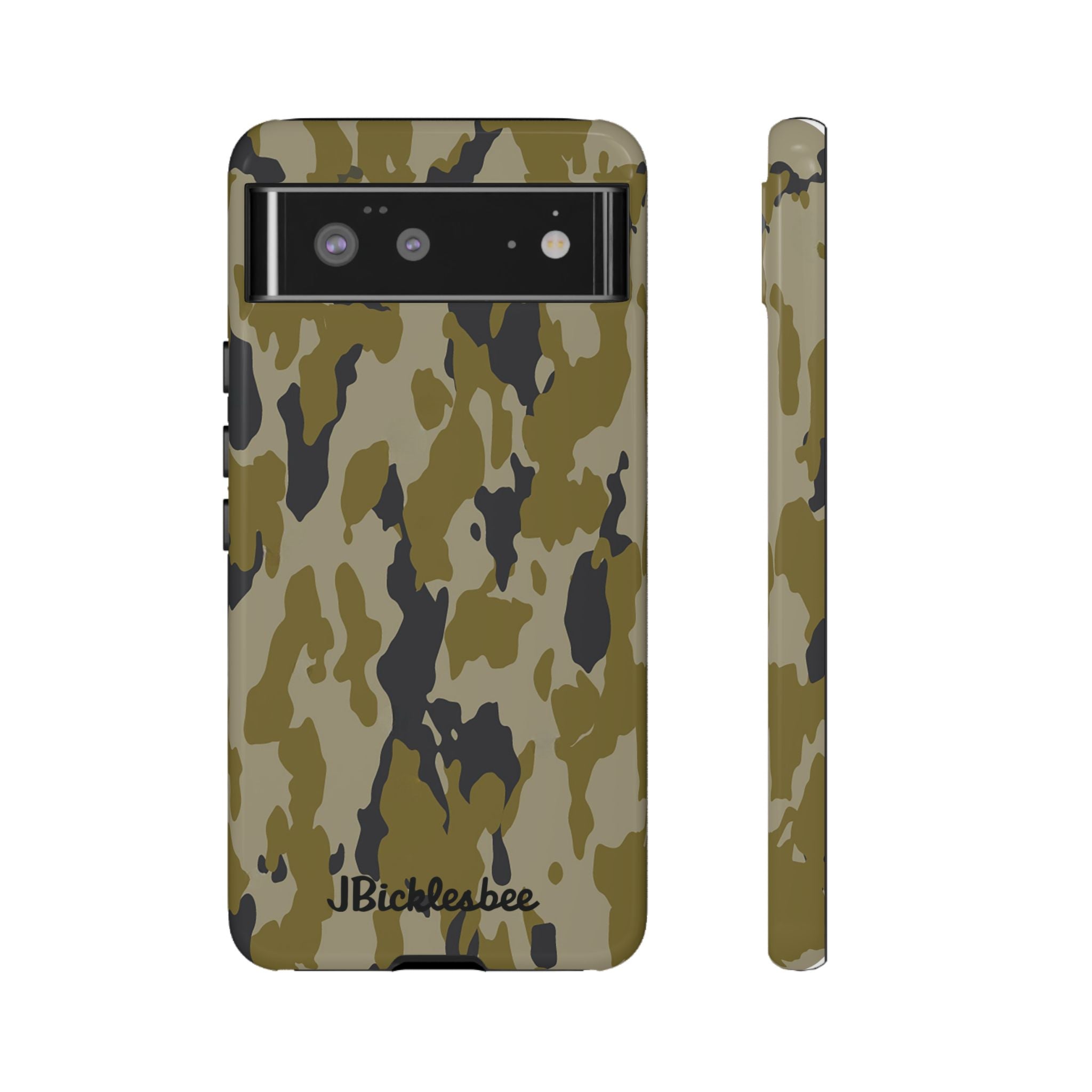 Retro Bark Camo Pixel Tough Case