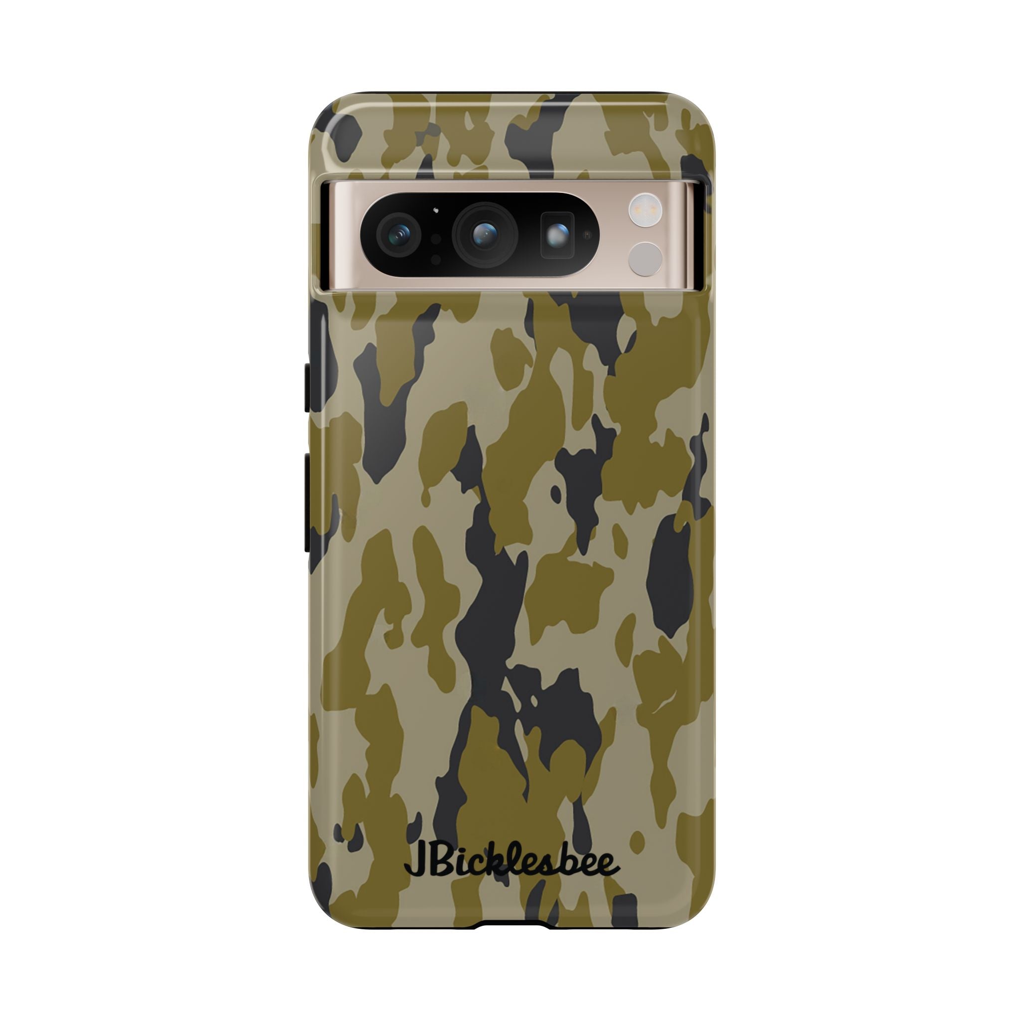 Retro Bark Camo Pixel Tough Case