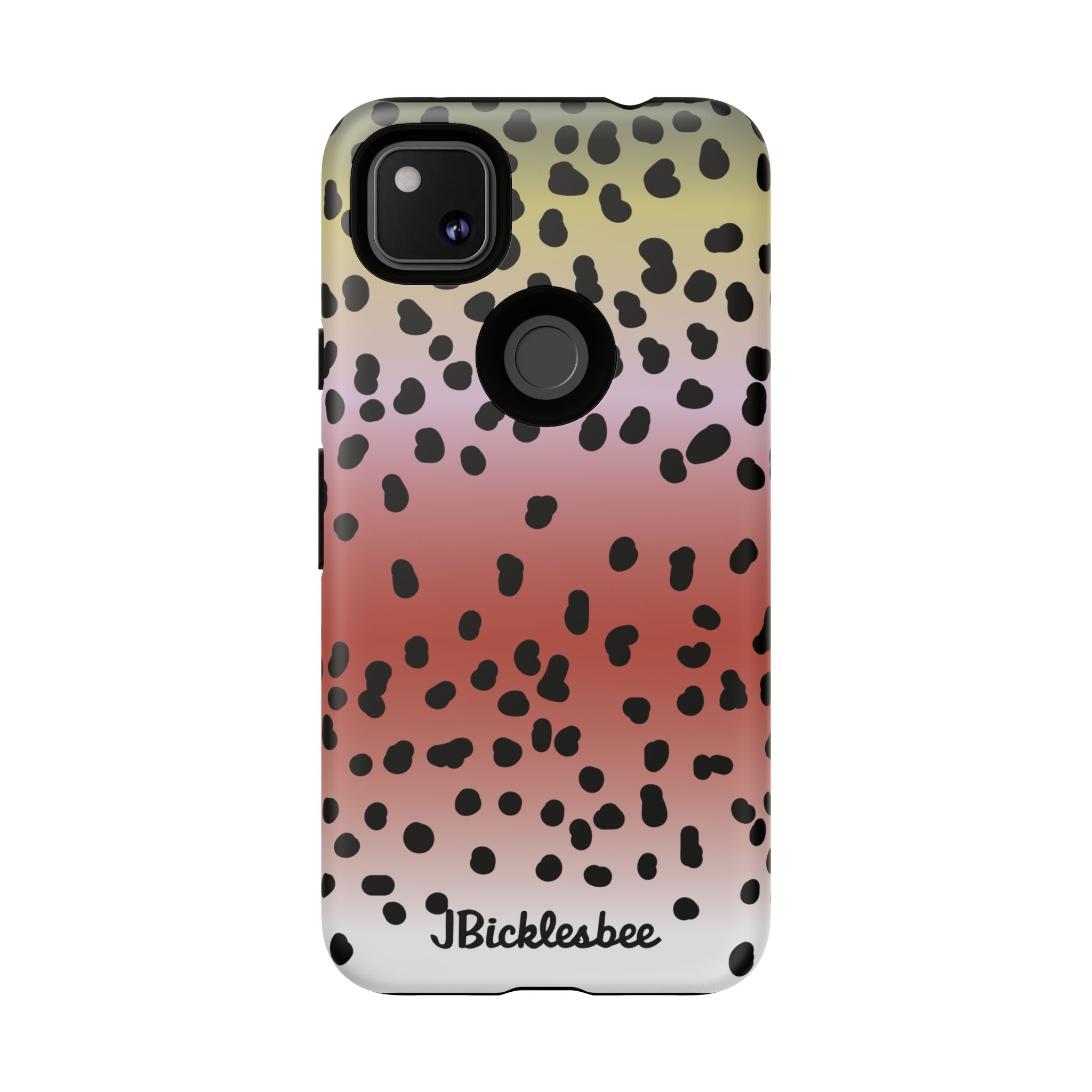 Rainbow Trout Pattern Pixel Tough Case