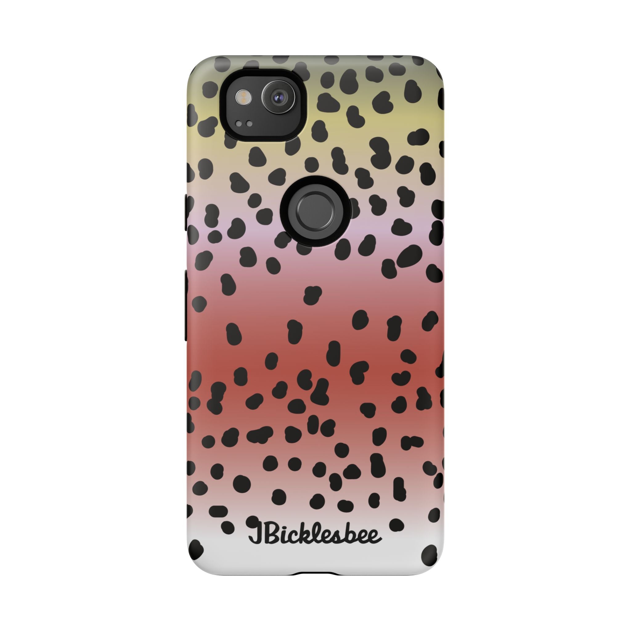 Rainbow Trout Pattern Pixel Tough Case