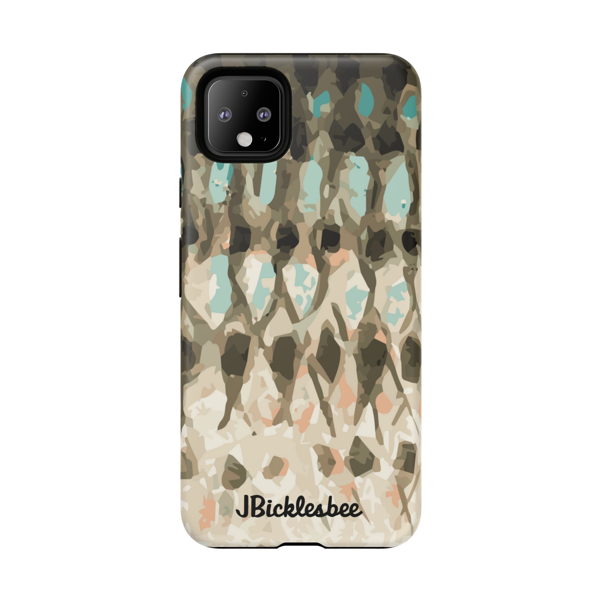 Striped Bass Rockfish Pattern Pixel Tough Case