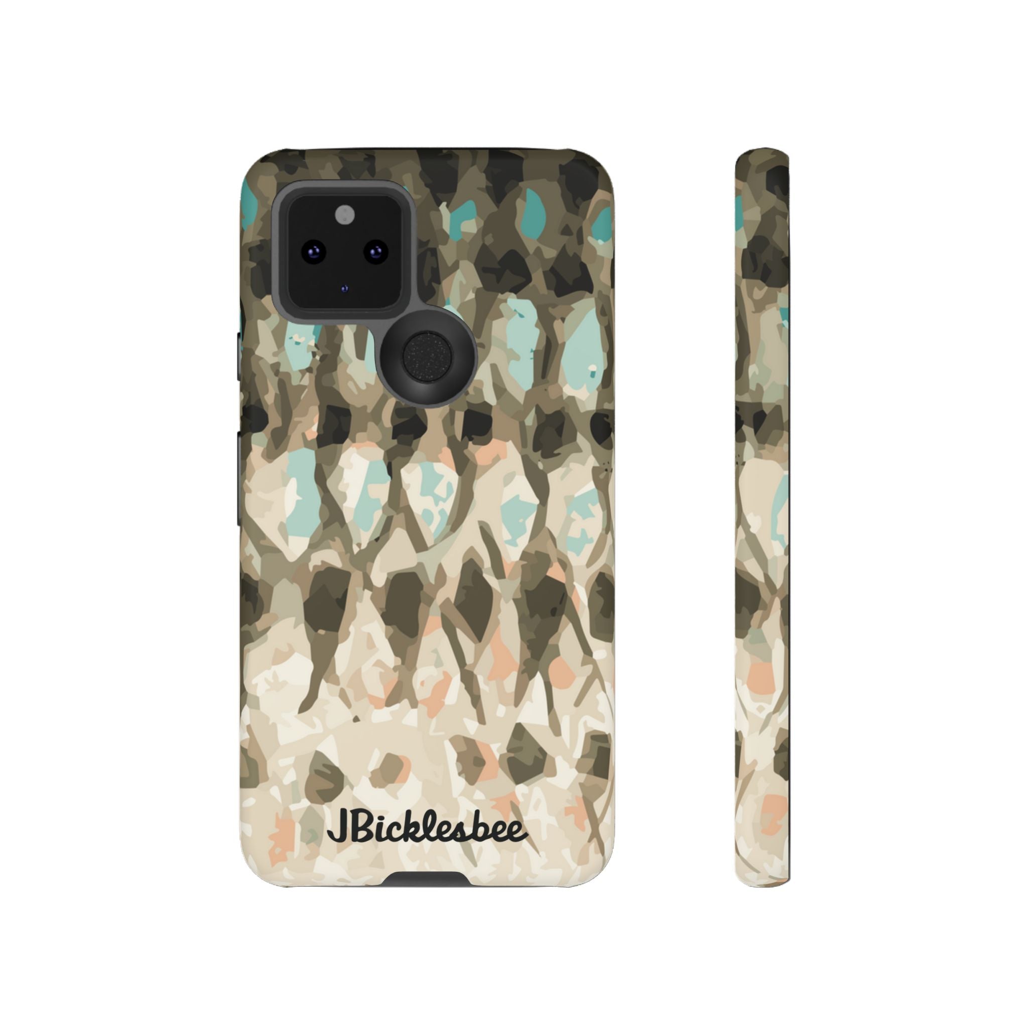 Striped Bass Rockfish Pattern Pixel Tough Case