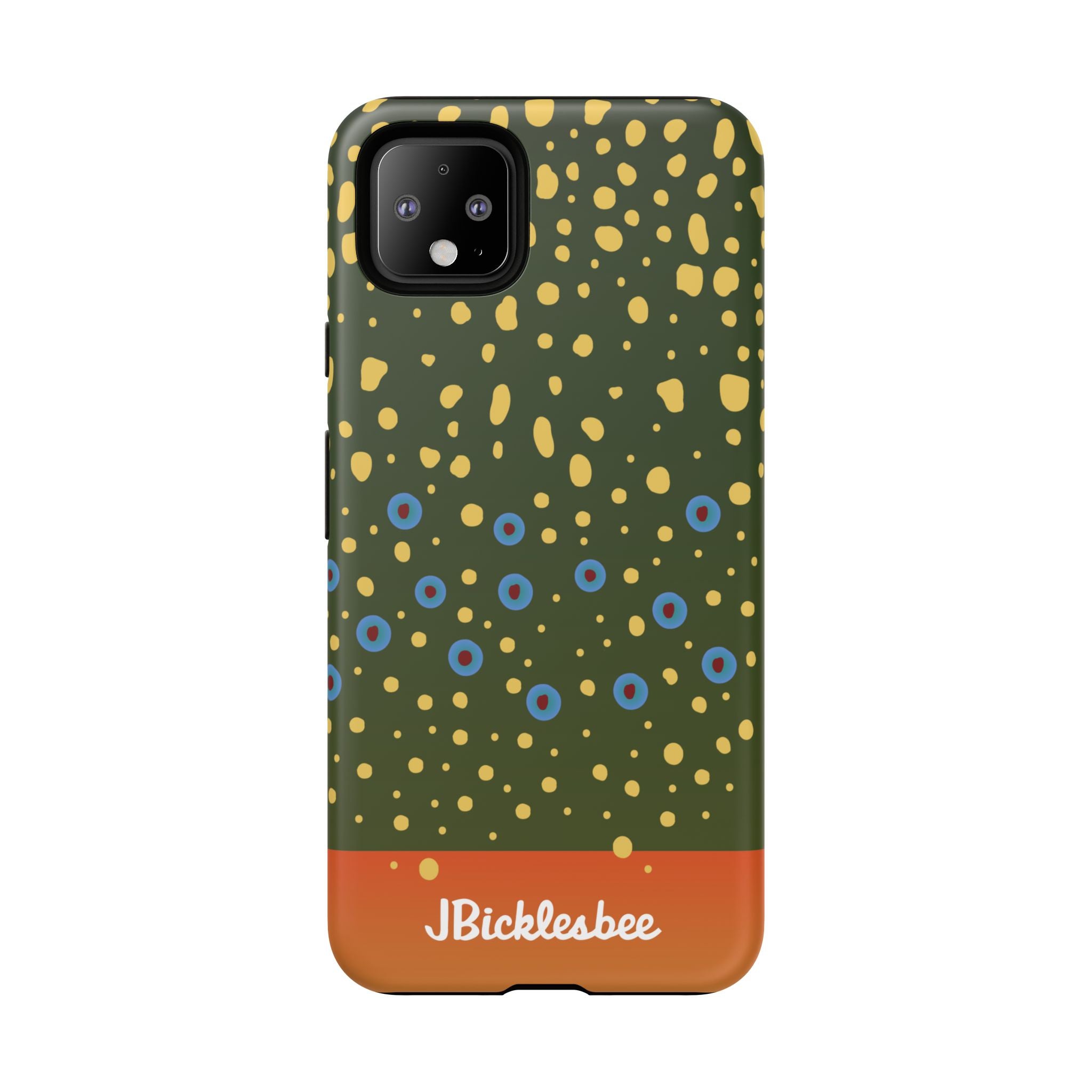 Brook Trout Pattern Pixel Tough Case