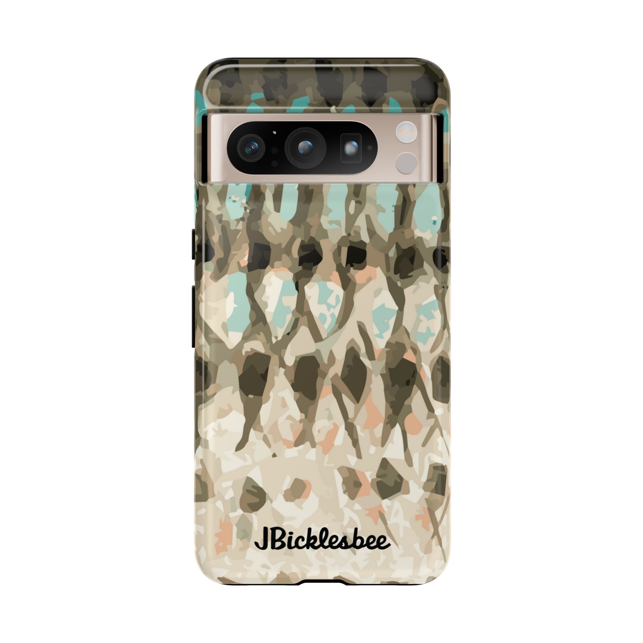 Striped Bass Rockfish Pattern Pixel Tough Case