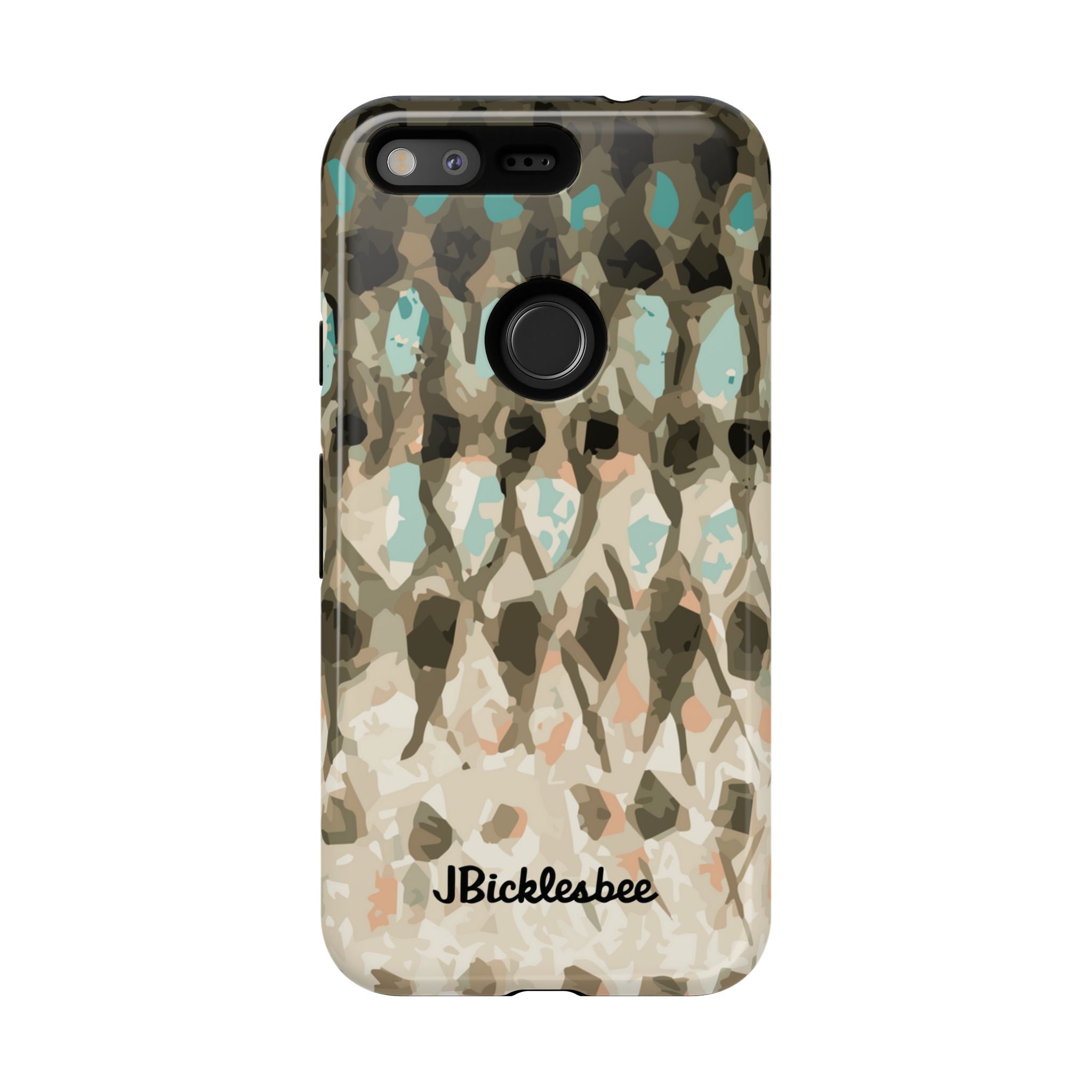 Striped Bass Rockfish Pattern Pixel Tough Case