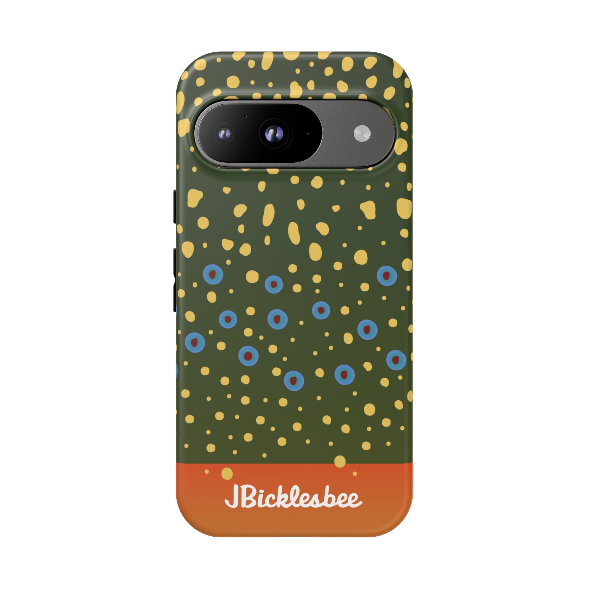 Brook Trout Pattern Pixel Tough Case