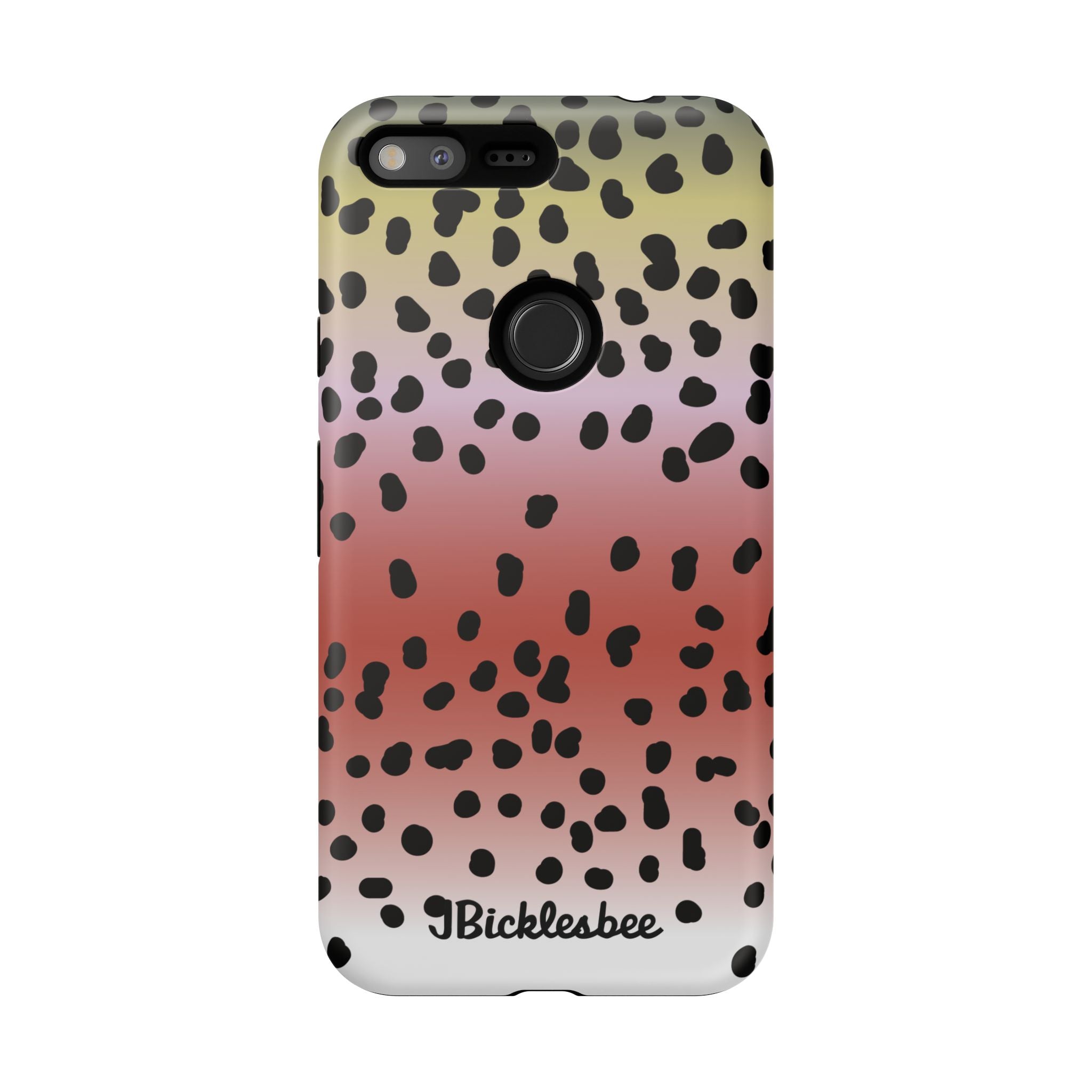 Rainbow Trout Pattern Pixel Tough Case