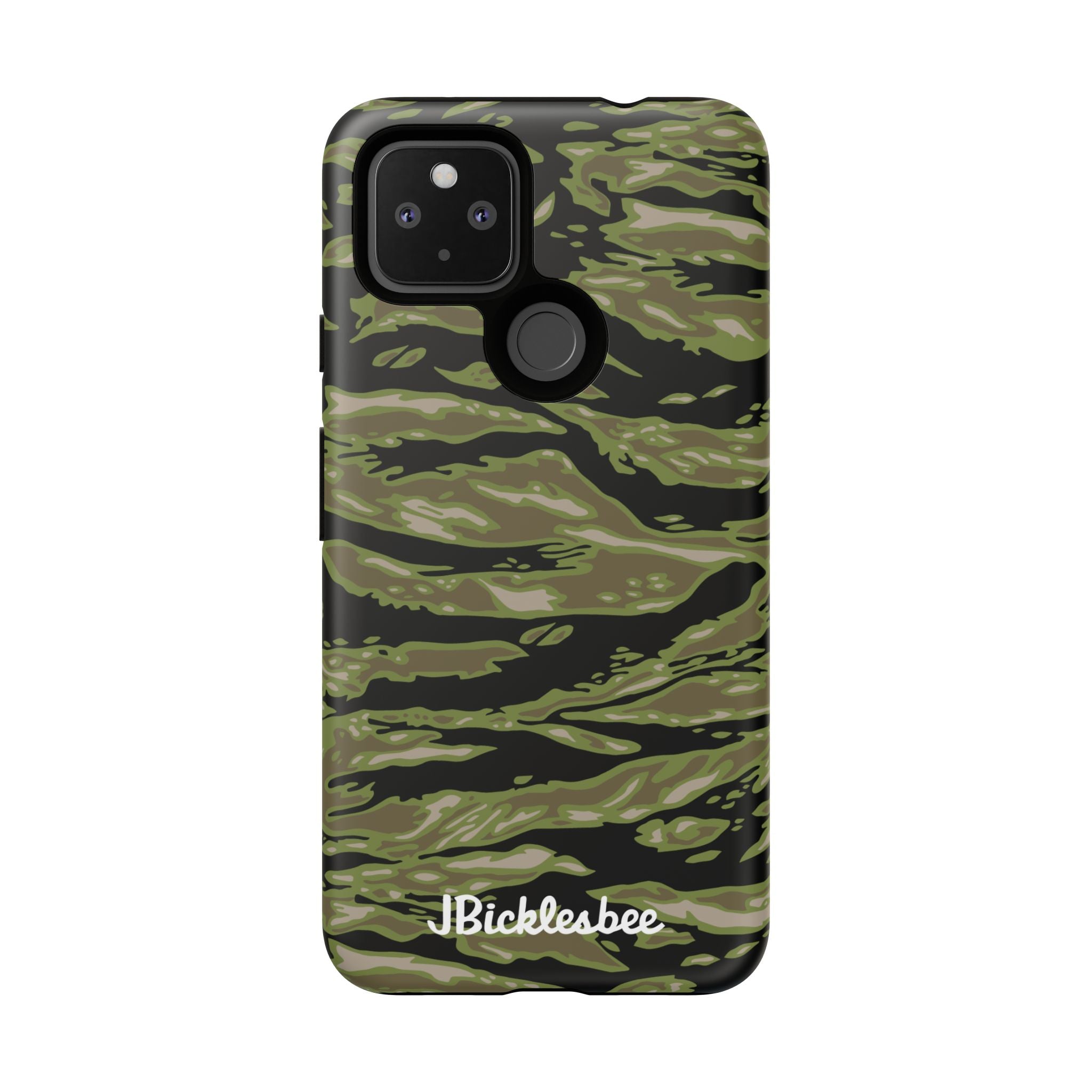 Retro Woodland Camo Tiger Stripe Pixel Tough Case