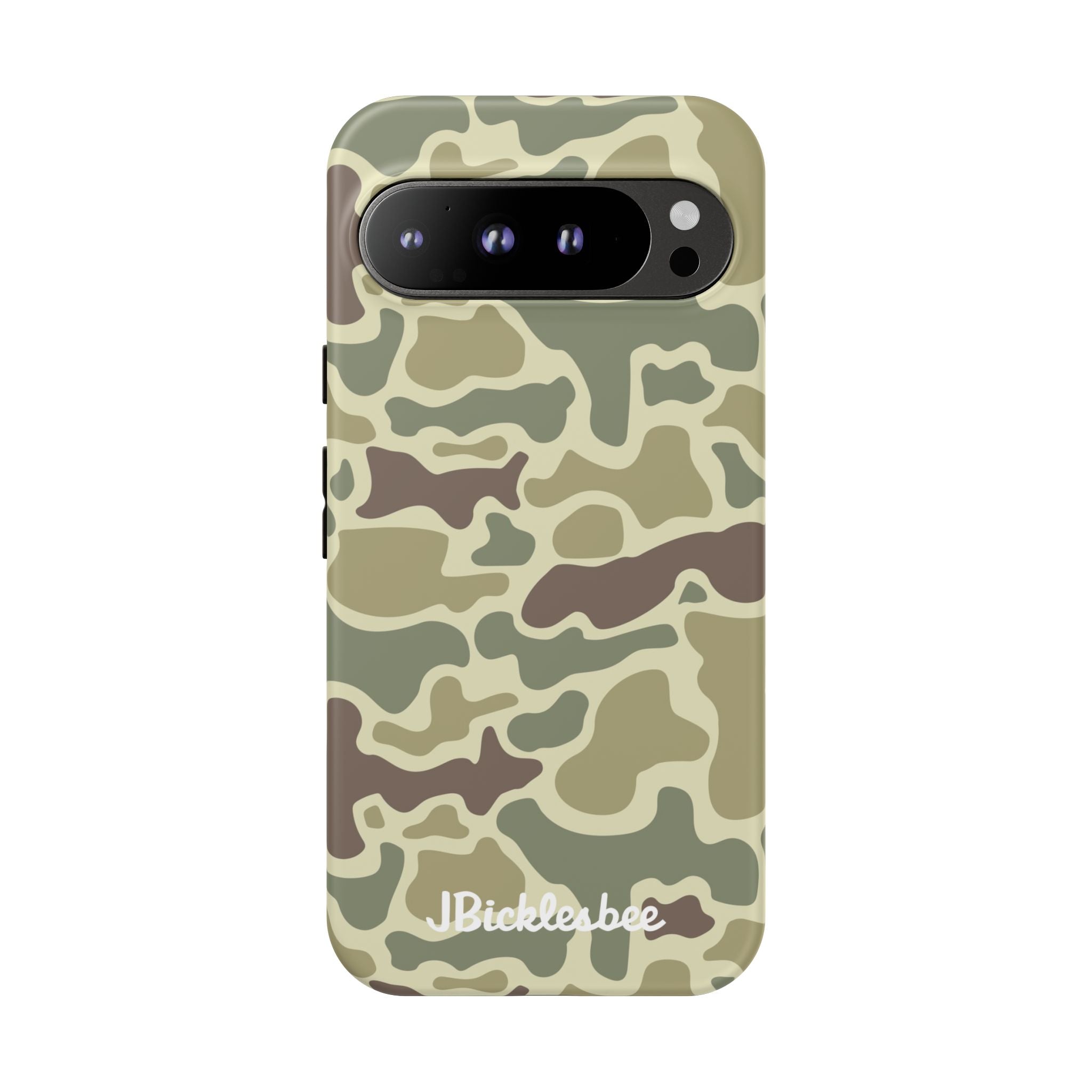 Retro Forest Duck Camo Pixel Tough Case