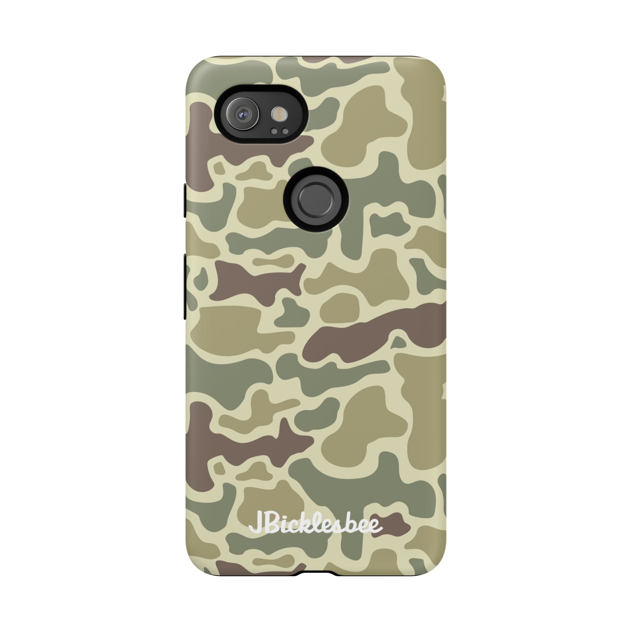 Retro Forest Duck Camo Pixel Tough Case