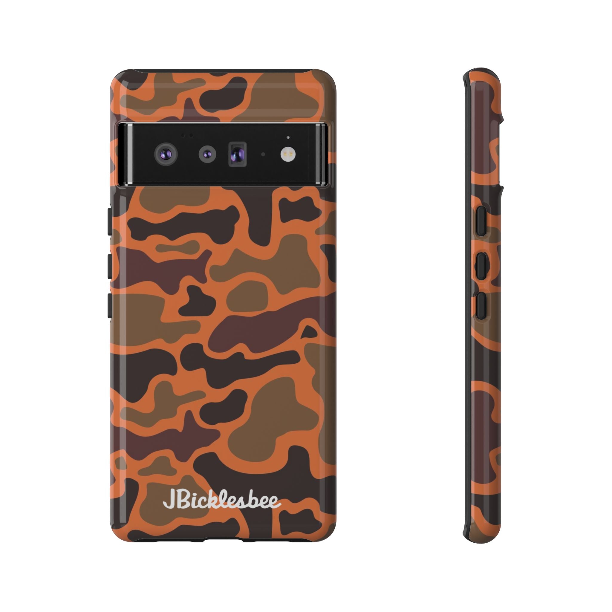 Retro Hunter Safety Camo Pixel Tough Case