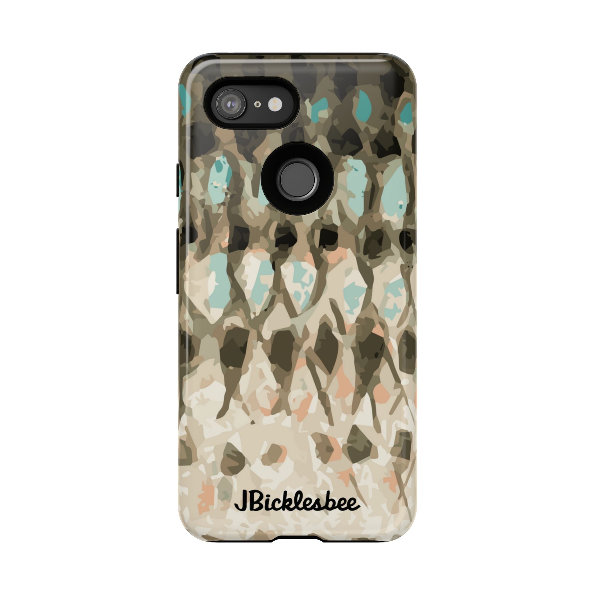 Striped Bass Rockfish Pattern Pixel Tough Case