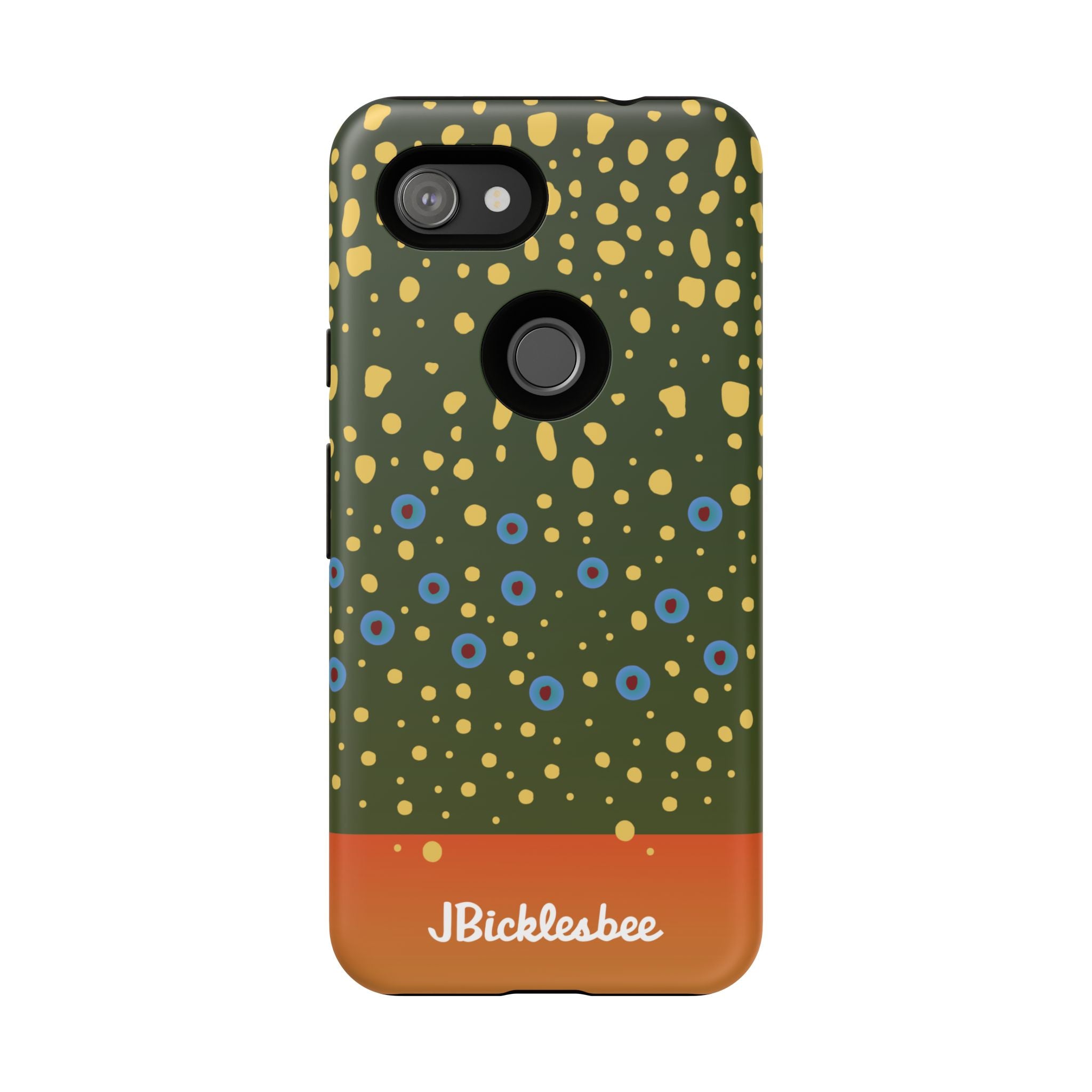 Brook Trout Pattern Pixel Tough Case