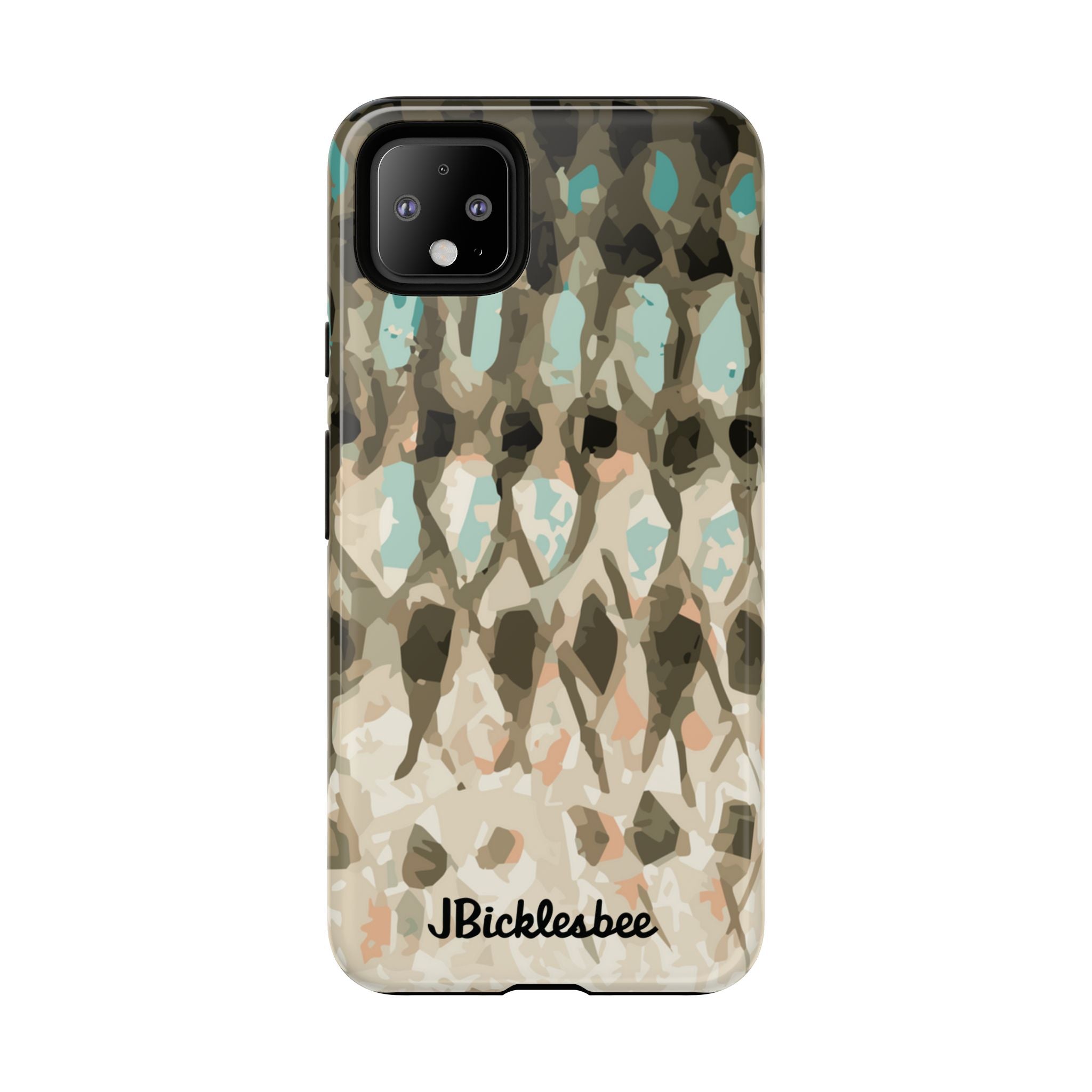 Striped Bass Rockfish Pattern Pixel Tough Case