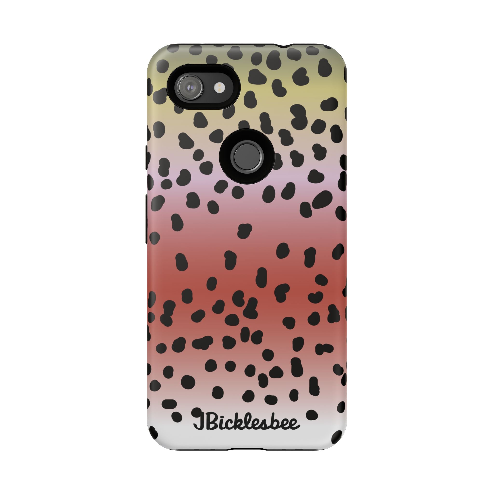 Rainbow Trout Pattern Pixel Tough Case