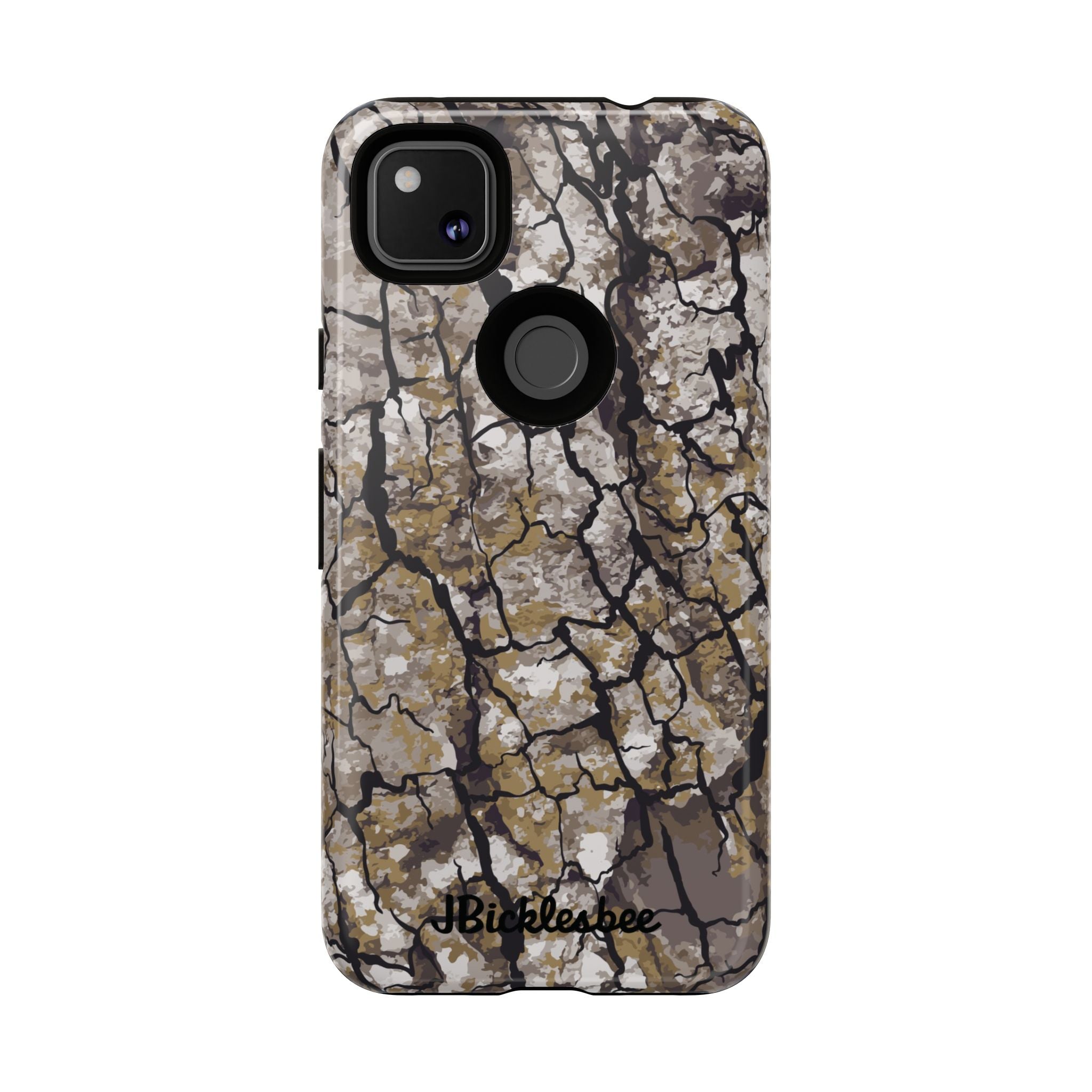 Alpha Tree Bark Camo Pixel Tough Case