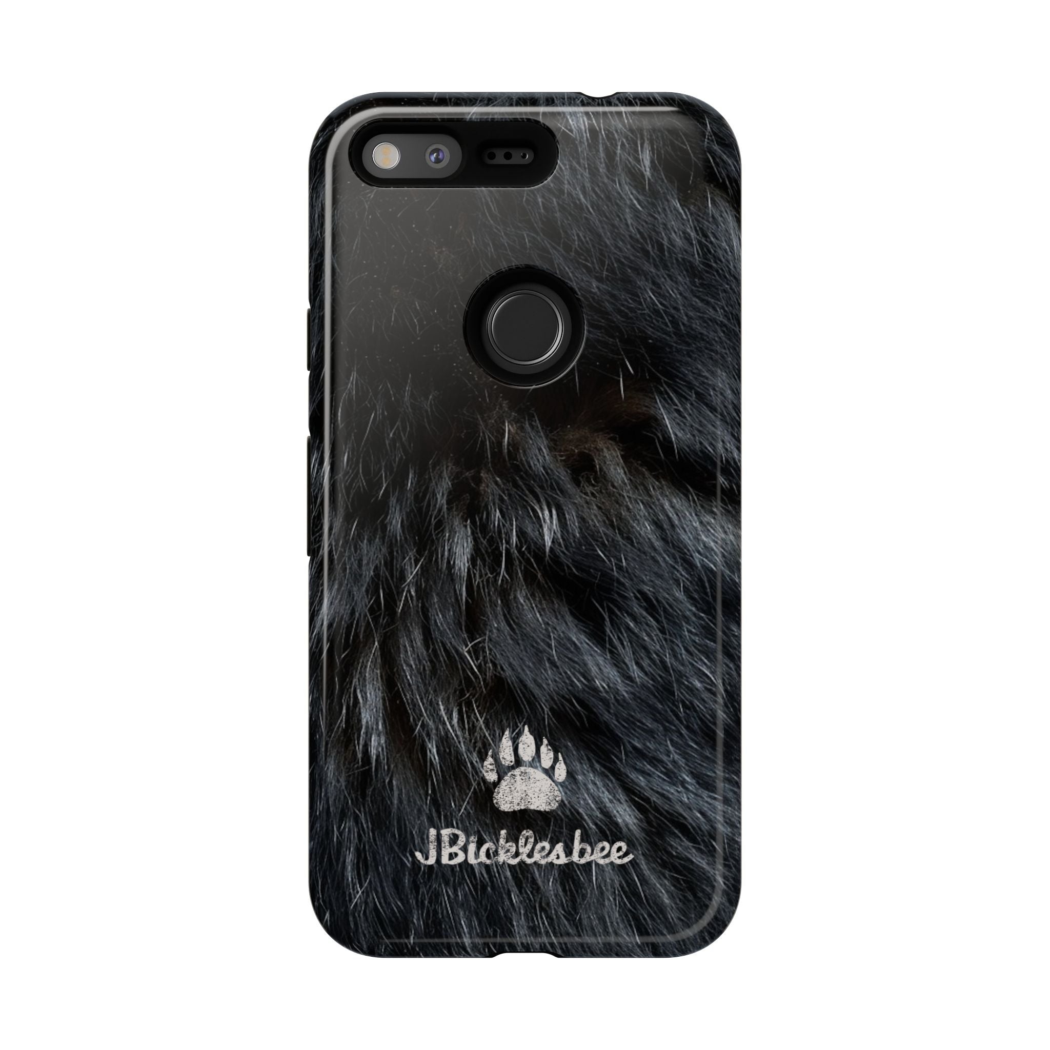 Black Bear Hunter Pixel Tough Case