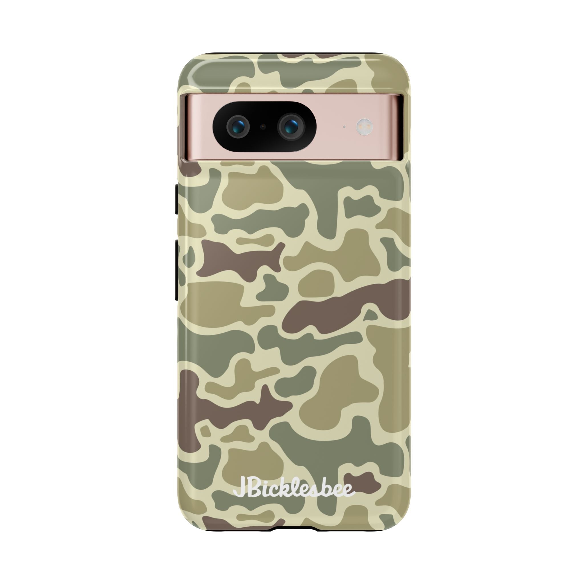 Retro Forest Duck Camo Pixel Tough Case