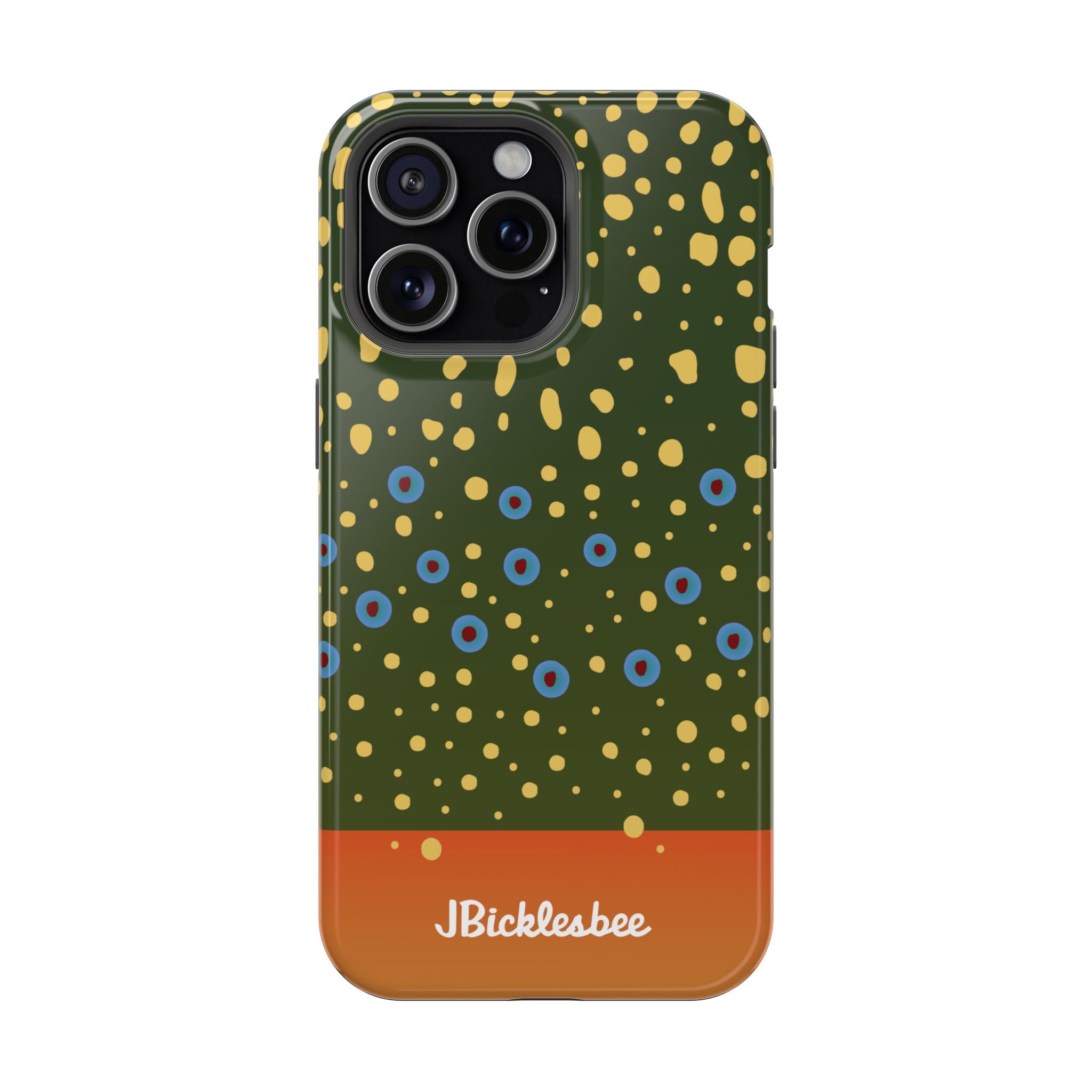 Brook Trout Pattern MagSafe iPhone Case