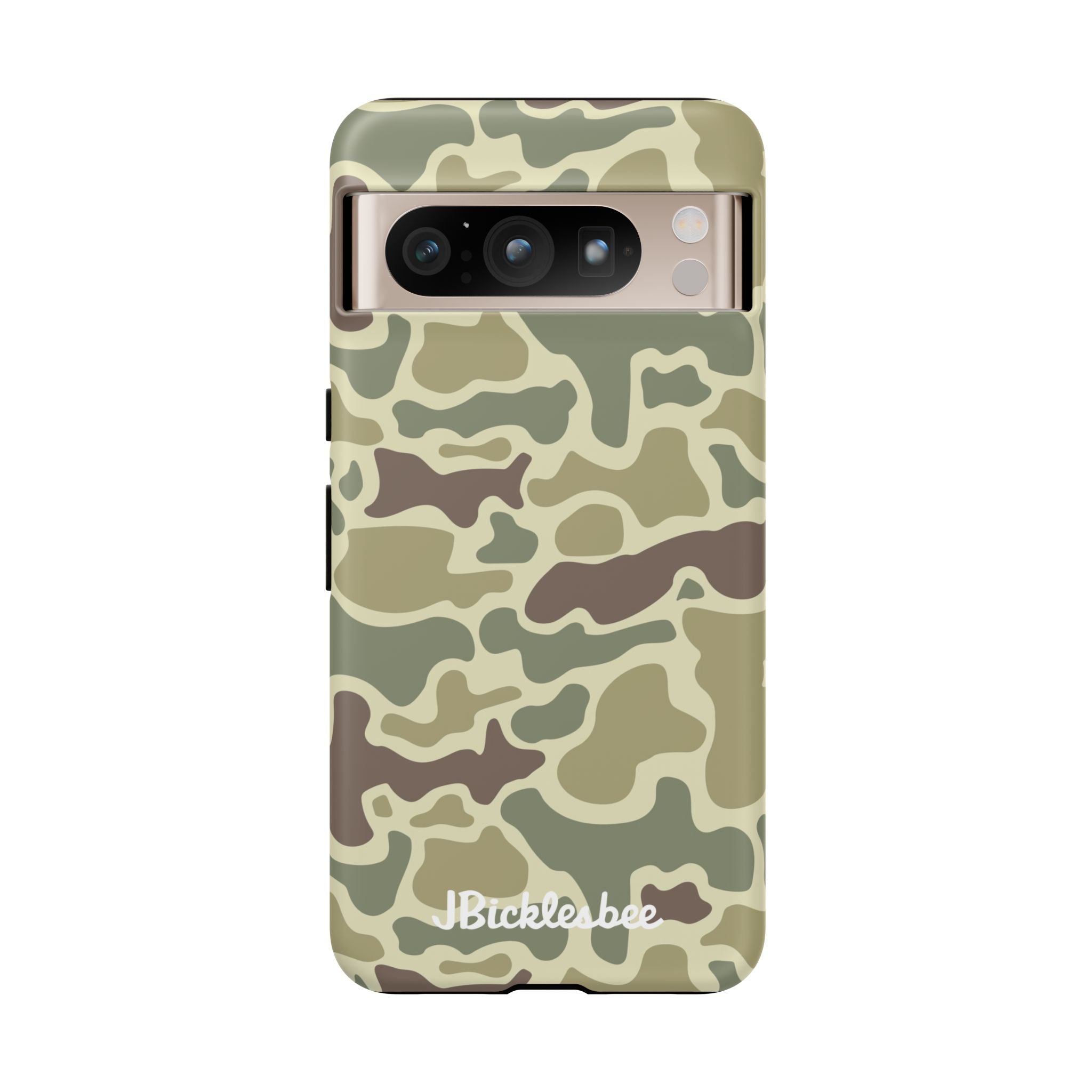 Retro Forest Duck Camo Pixel Tough Case