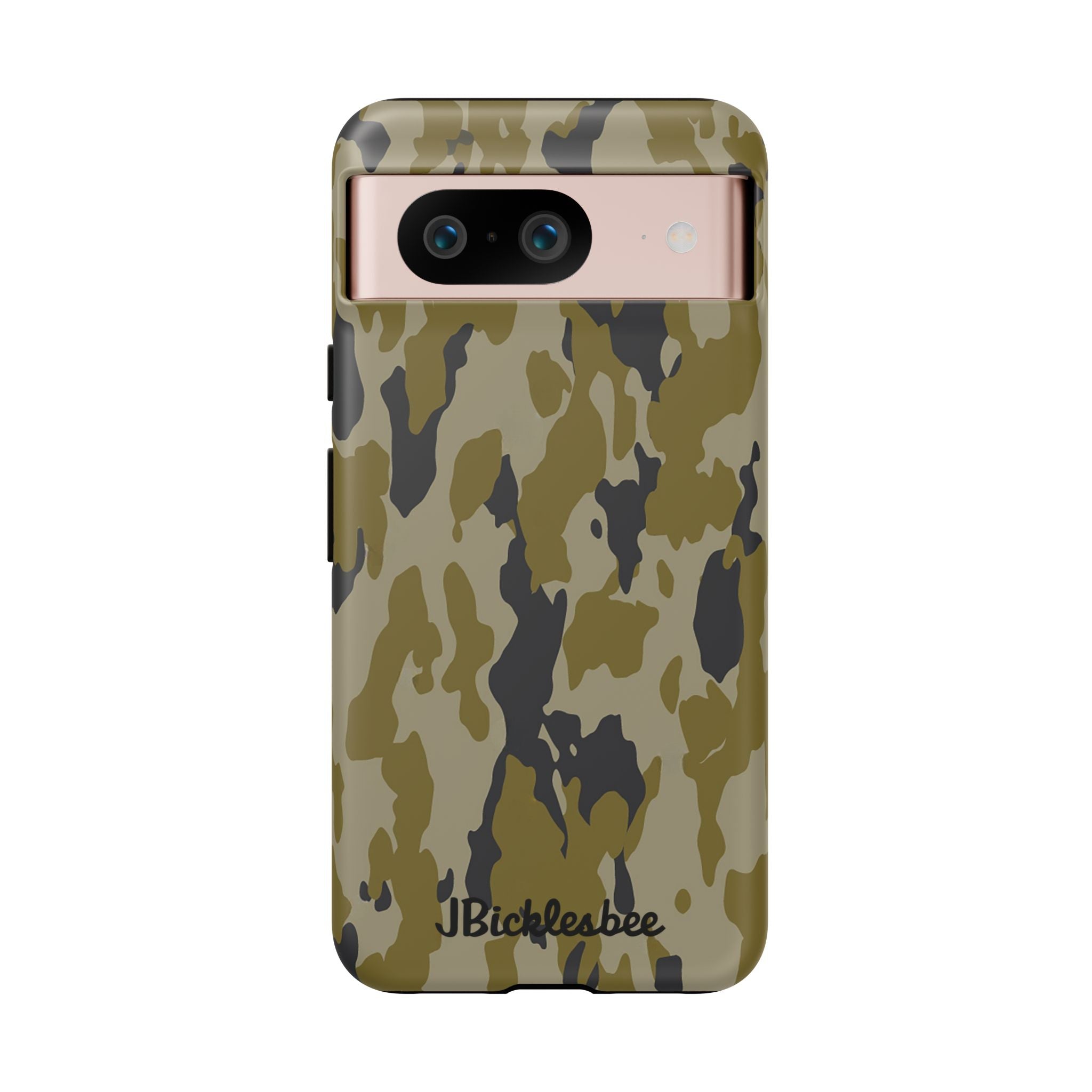 Retro Bark Camo Pixel Tough Case