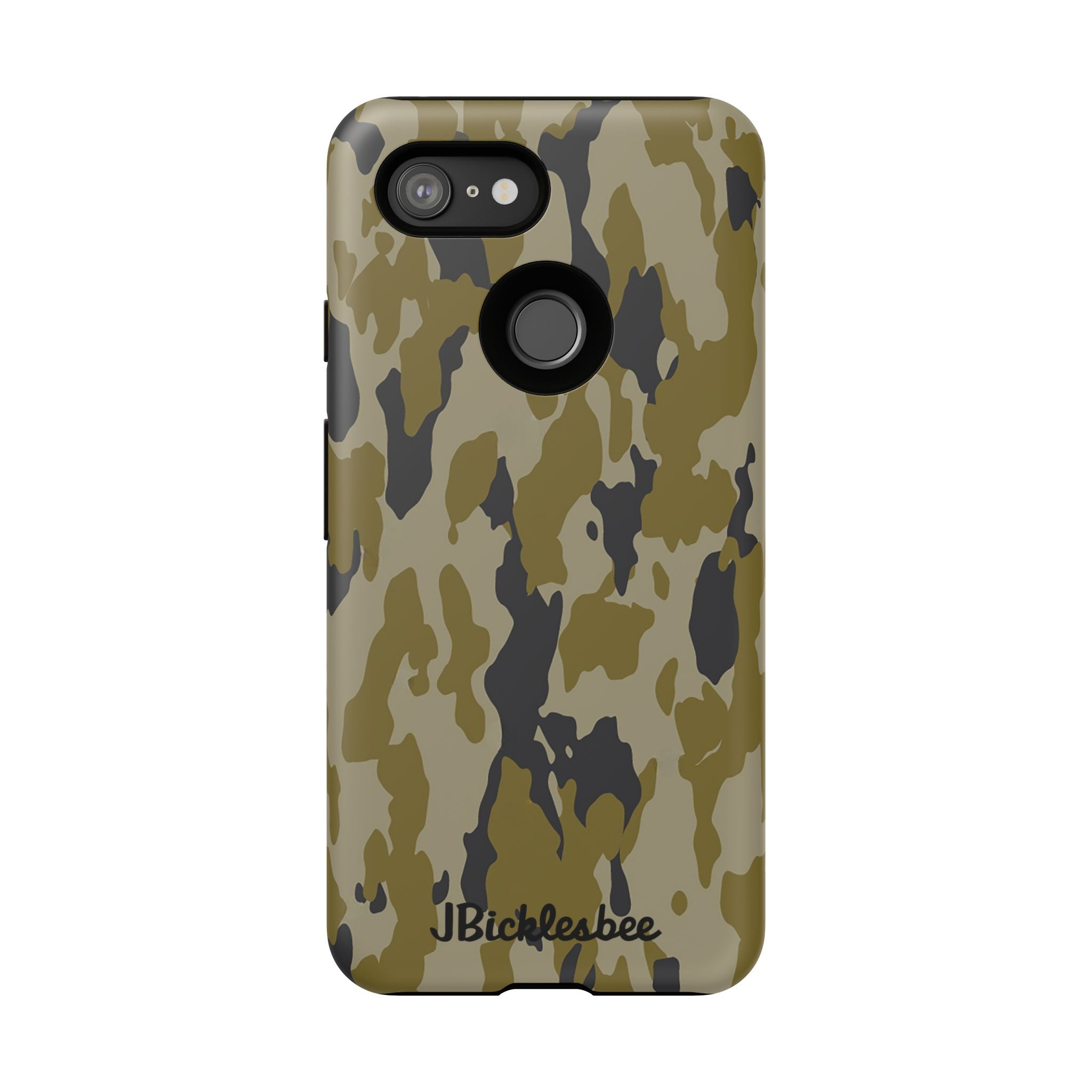 Retro Bark Camo Pixel Tough Case