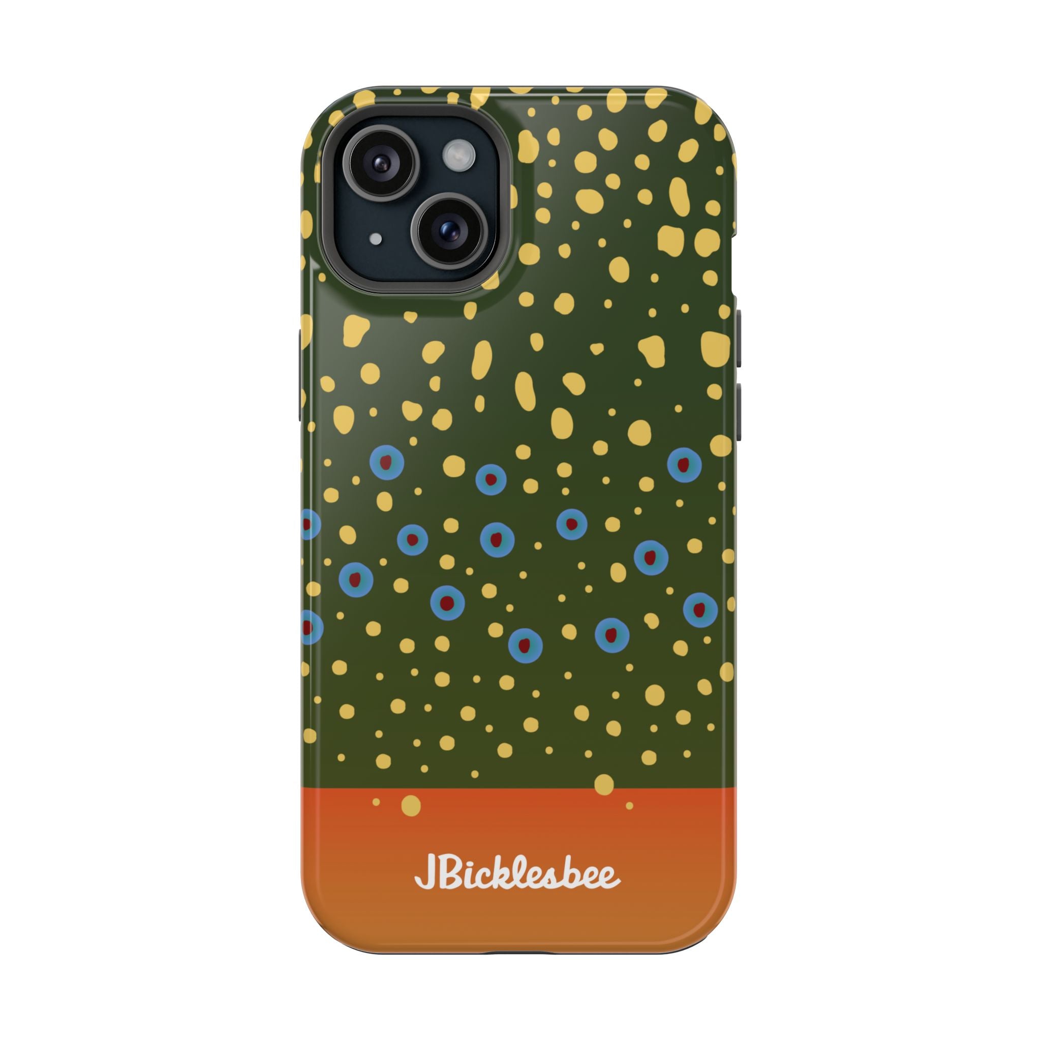 Brook Trout Pattern MagSafe iPhone Case