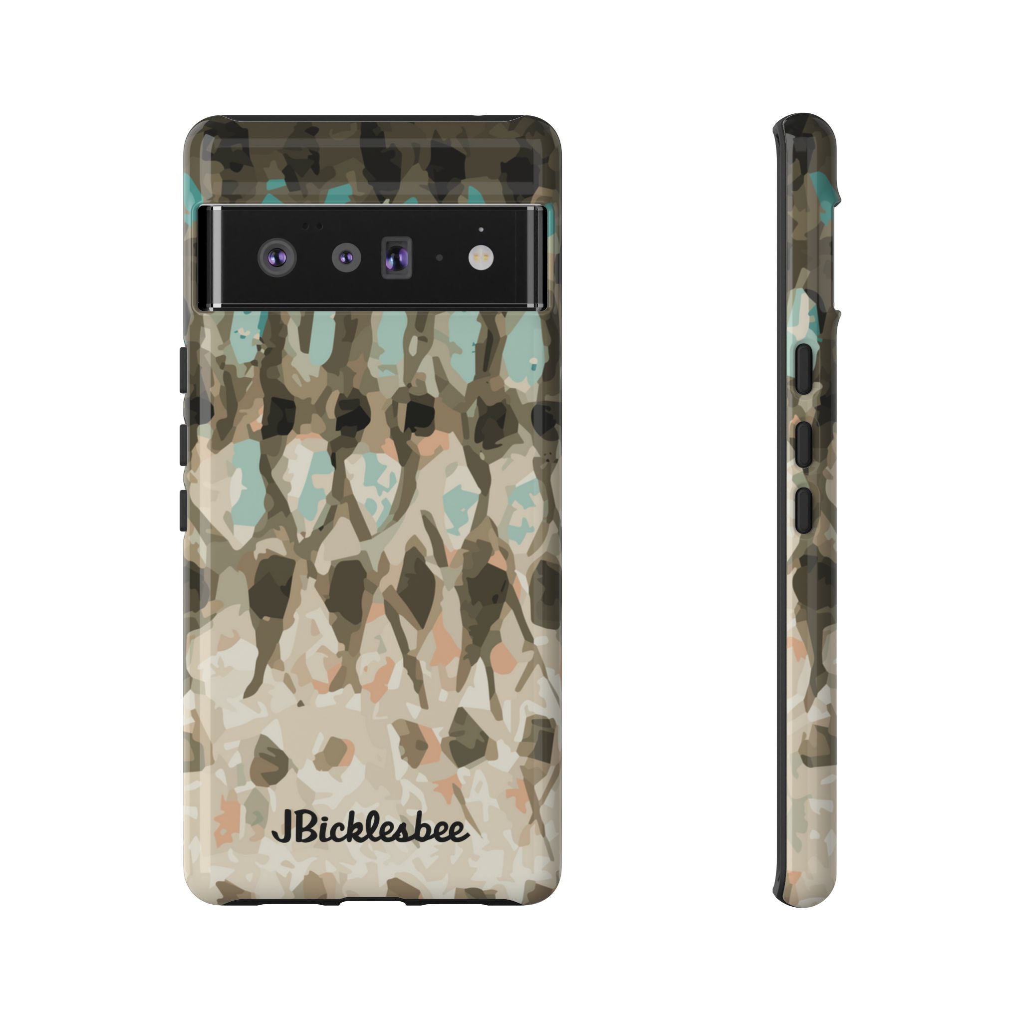 Striped Bass Rockfish Pattern Pixel Tough Case