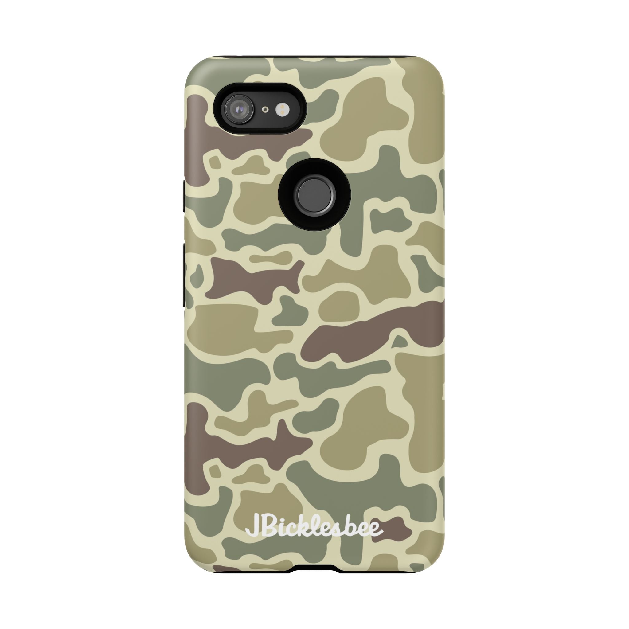 Retro Forest Duck Camo Pixel Tough Case