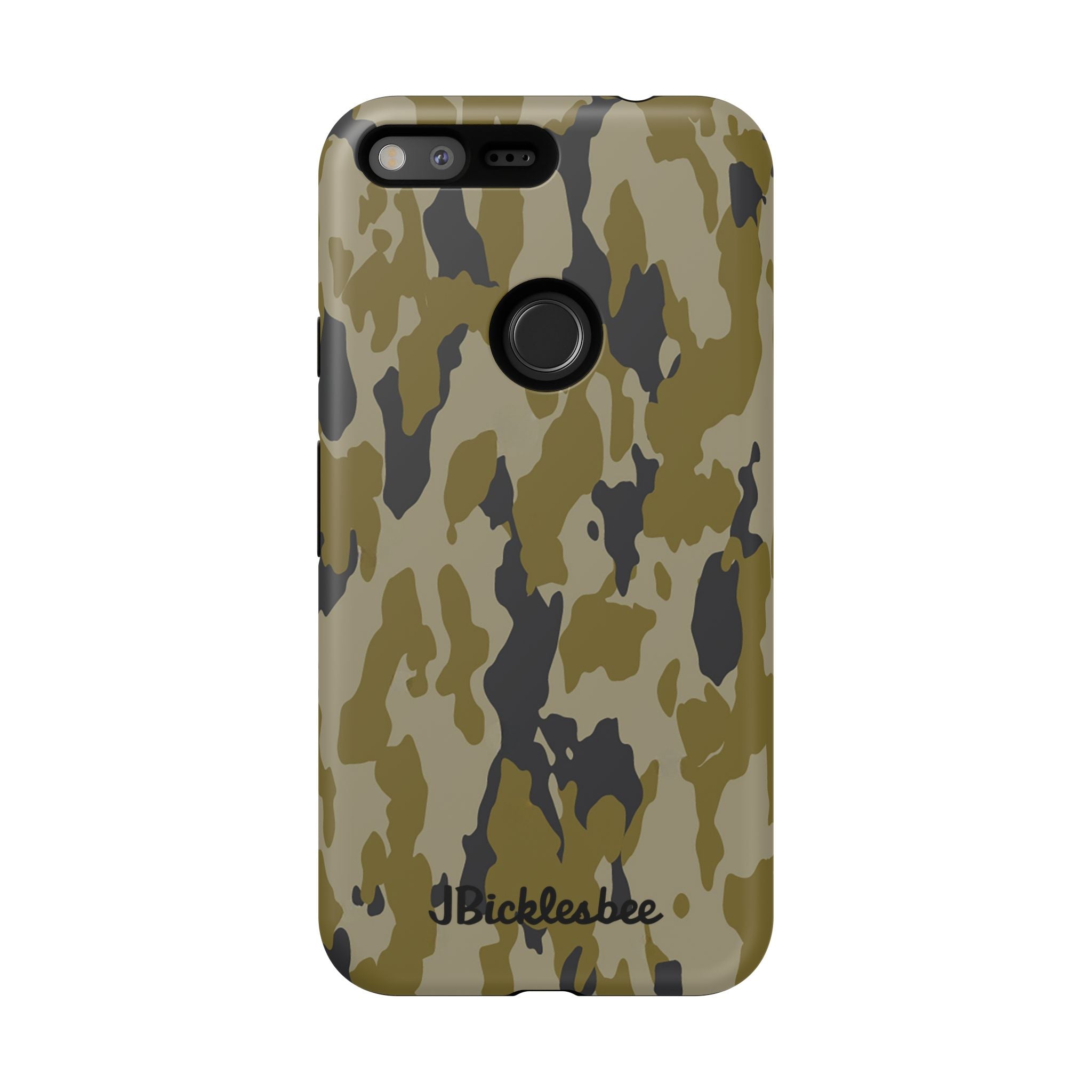 Retro Bark Camo Pixel Tough Case