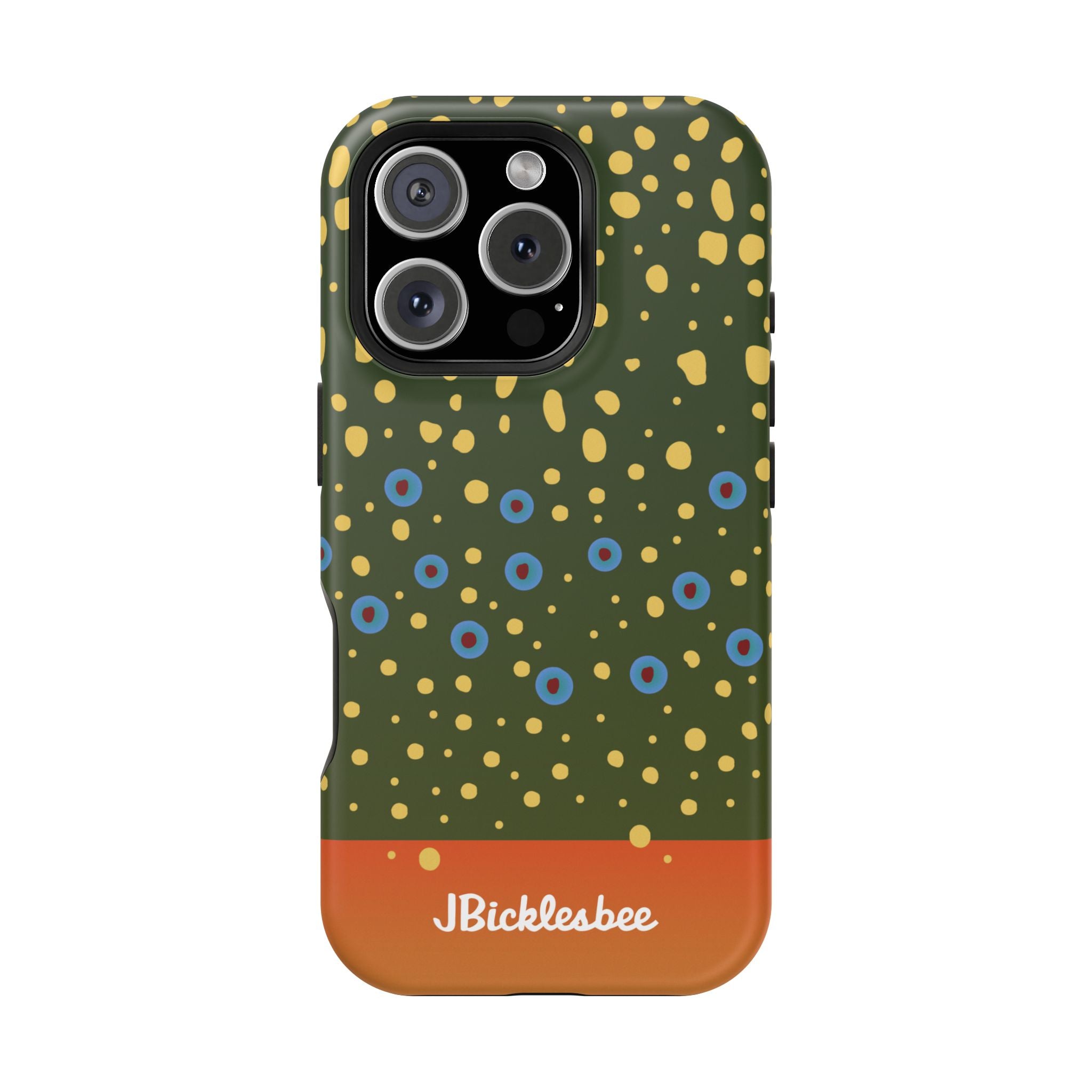 Brook Trout Pattern MagSafe iPhone Case