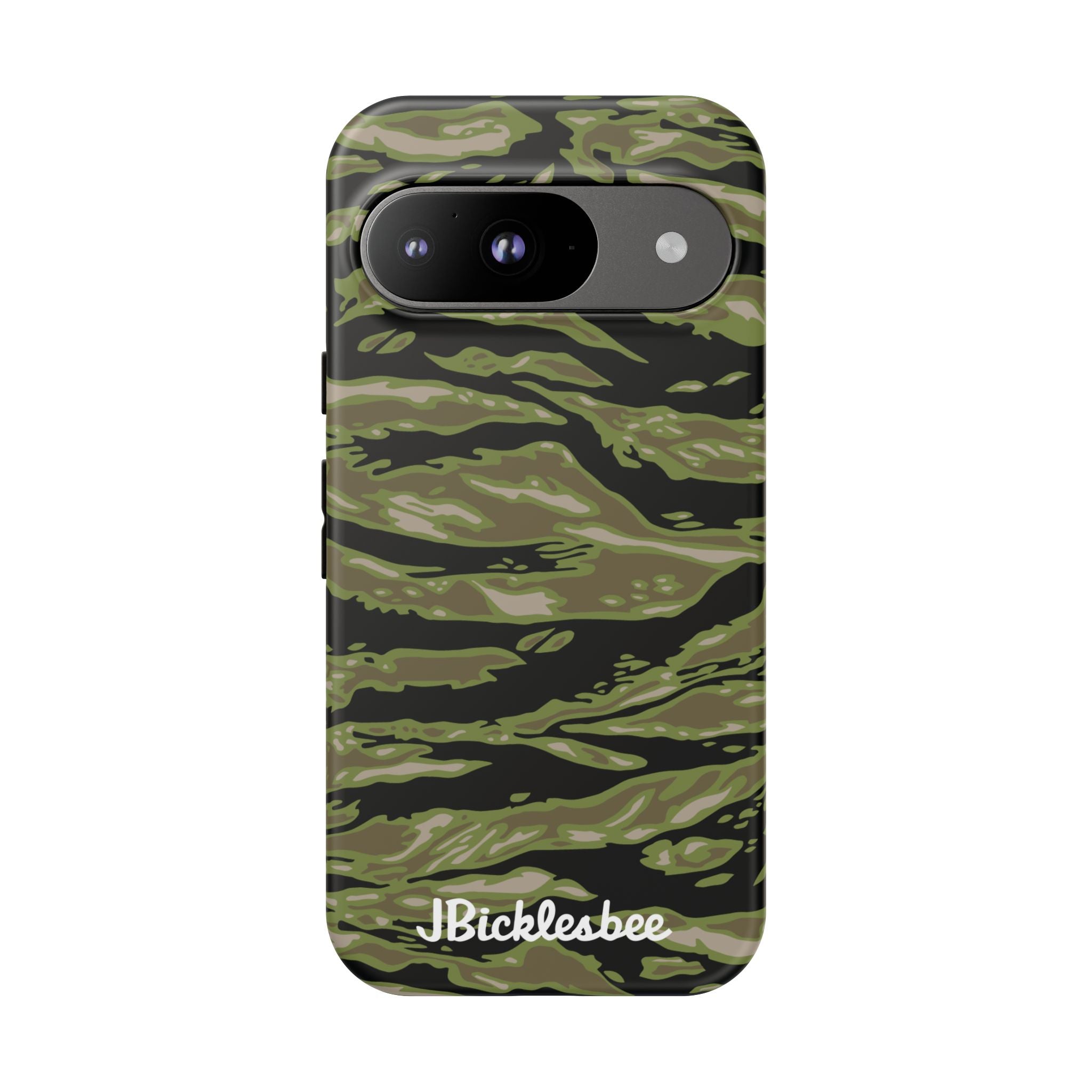 Retro Woodland Camo Tiger Stripe Pixel Tough Case