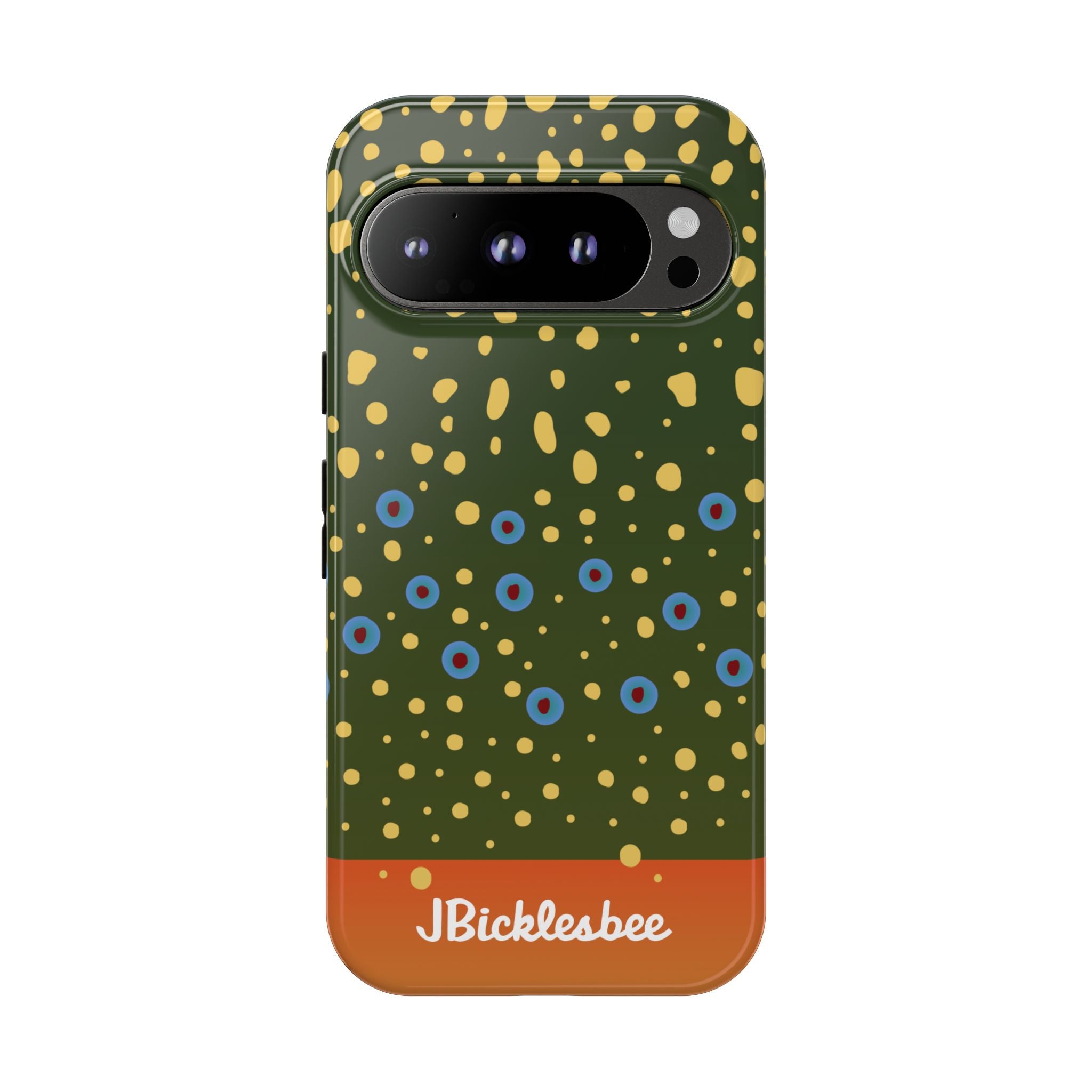 Brook Trout Pattern Pixel Tough Case