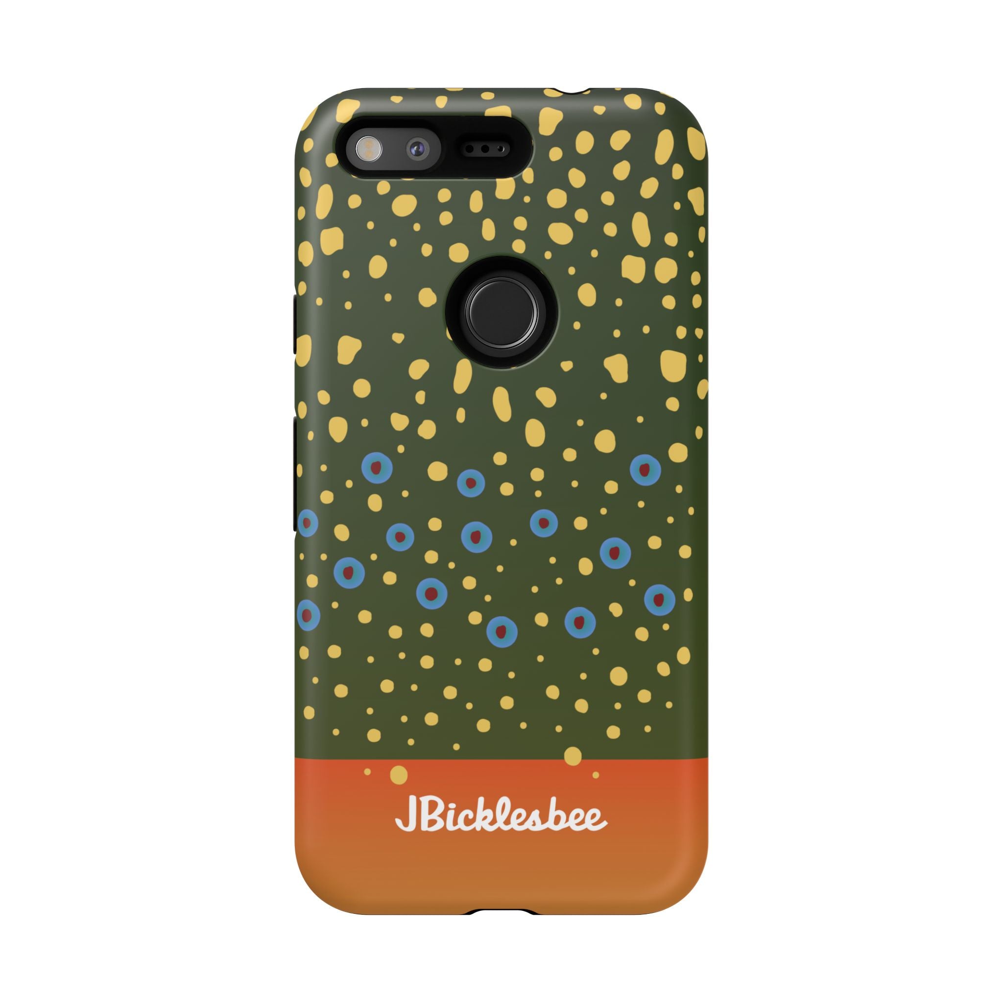 Brook Trout Pattern Pixel Tough Case