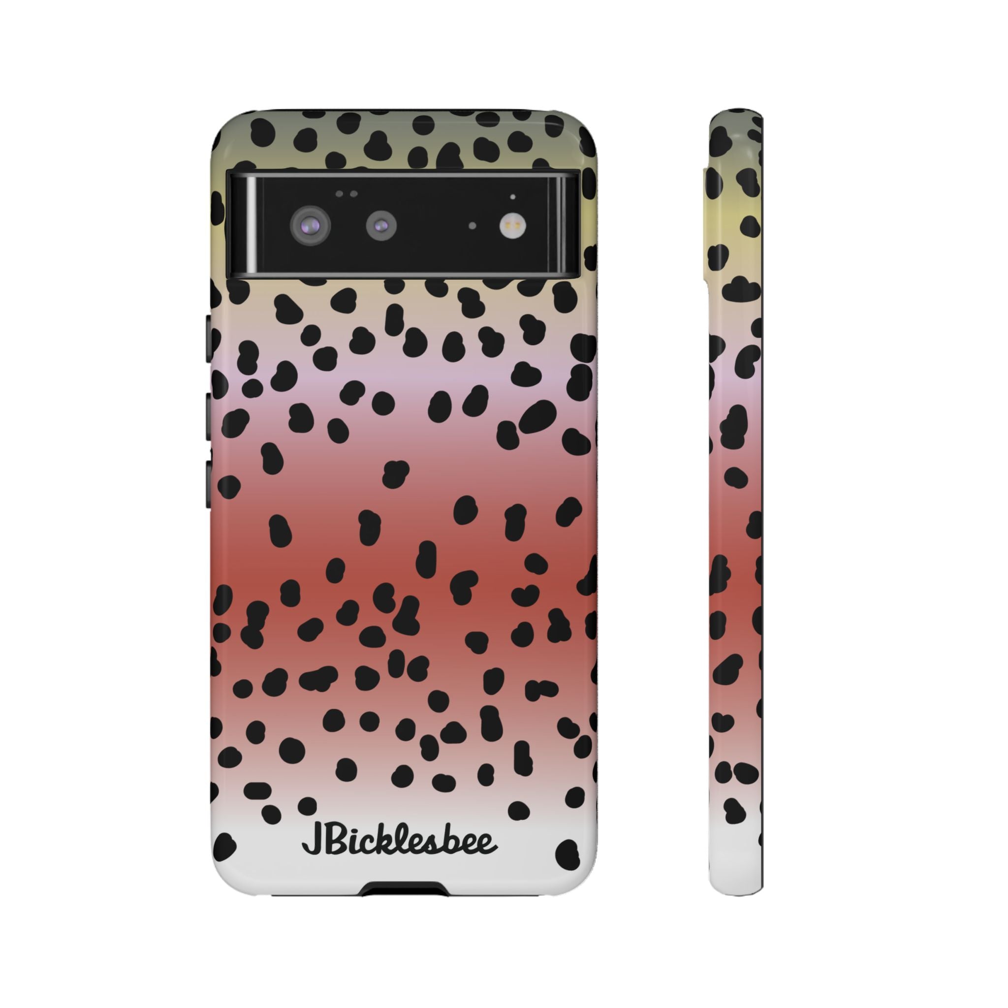 Rainbow Trout Pattern Pixel Tough Case