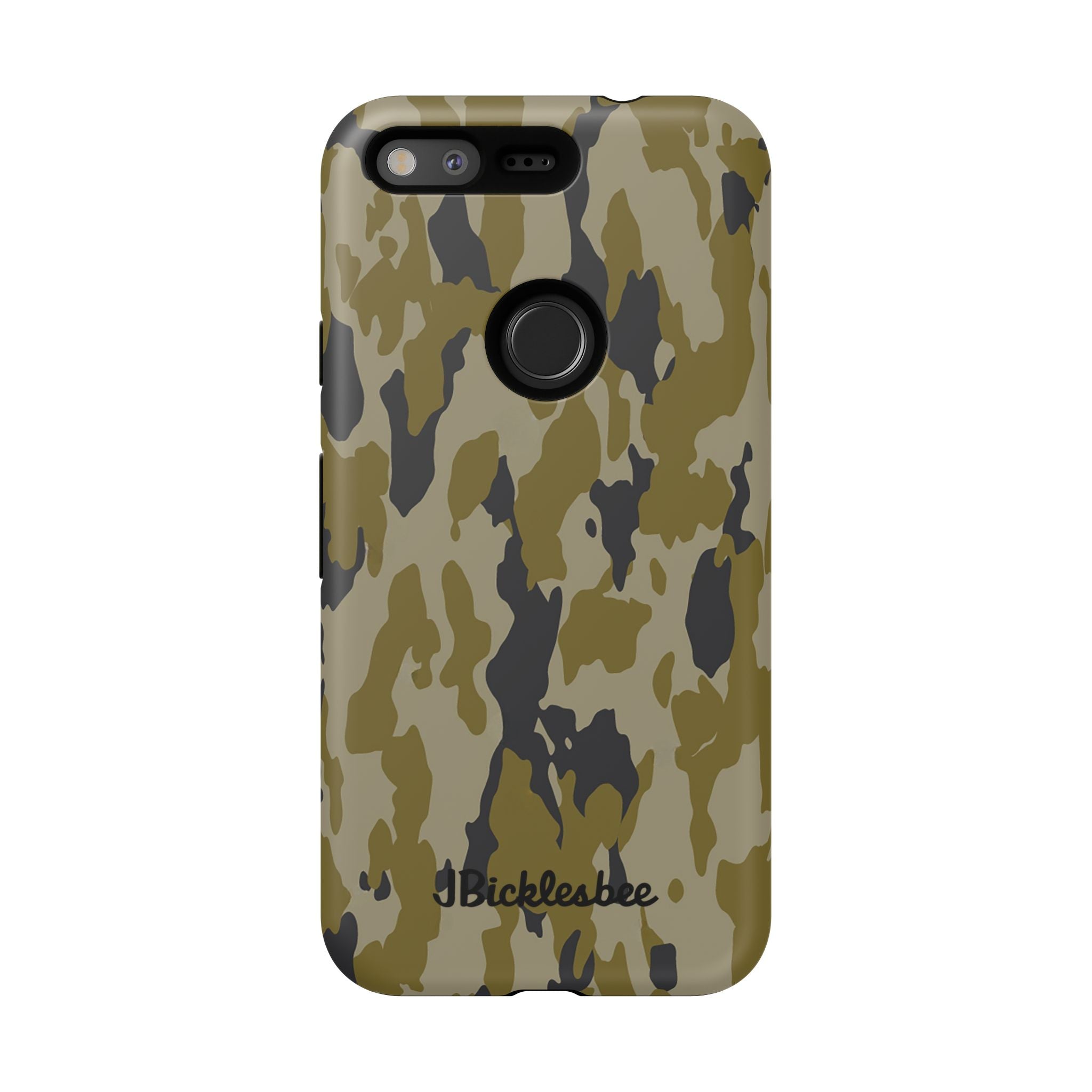 Retro Bark Camo Pixel Tough Case