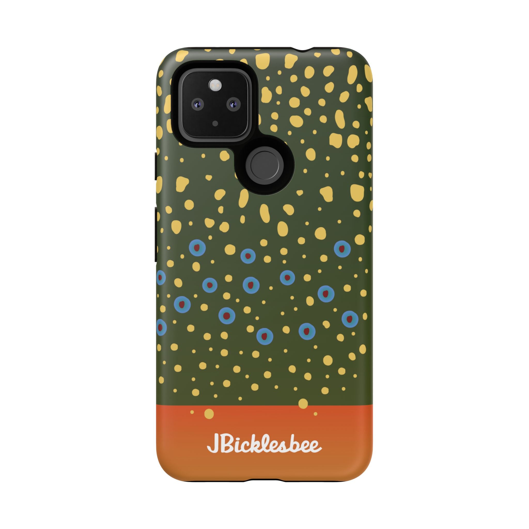 Brook Trout Pattern Pixel Tough Case